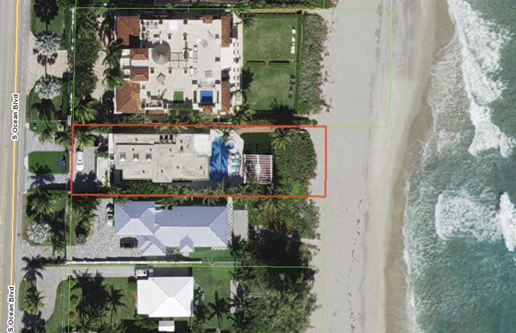 Beautiful Contemporary Oceanfront Home in Highland Beach. 3 Levels + 4th Floor Observation Deck. Gated.