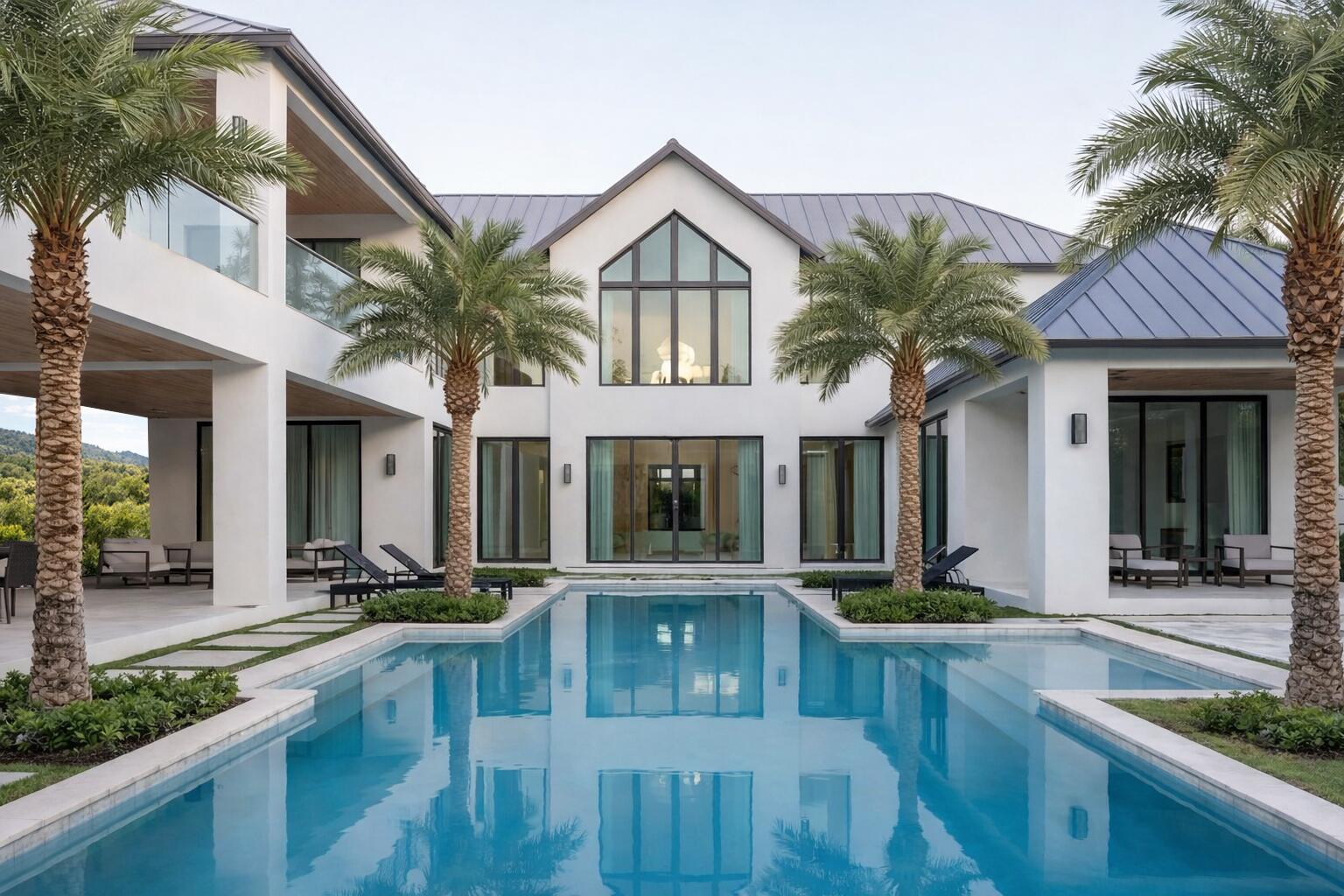Discover the Pinnacle of Coastal Luxury with this Brand-New Home Built by Bella Homes, perfectly situated on a spacious lot in the highly sought-after Ocean Ridge. Currently "Under Construction" and Near Completion.  This Stunning 5 Bed 8 Bath Coastal Farmhouse offers 7,702 SQFT under roof, steps to the beach and access to the ultimate Seaside lifestyle. Designed with an open-concept layout, this masterpiece seamlessly blends warm wood tones, sleek modern lines, High-End designer finishes and cutting-edge smart technology, including a Lutron Homeworks Centralized Lighting Control System, Control 4, Sonos Sound System. Enjoy resort-style living with expansive interiors and a sparkling pool perfect for relaxation and entertaining. Estimated Completion date is September 2026.
