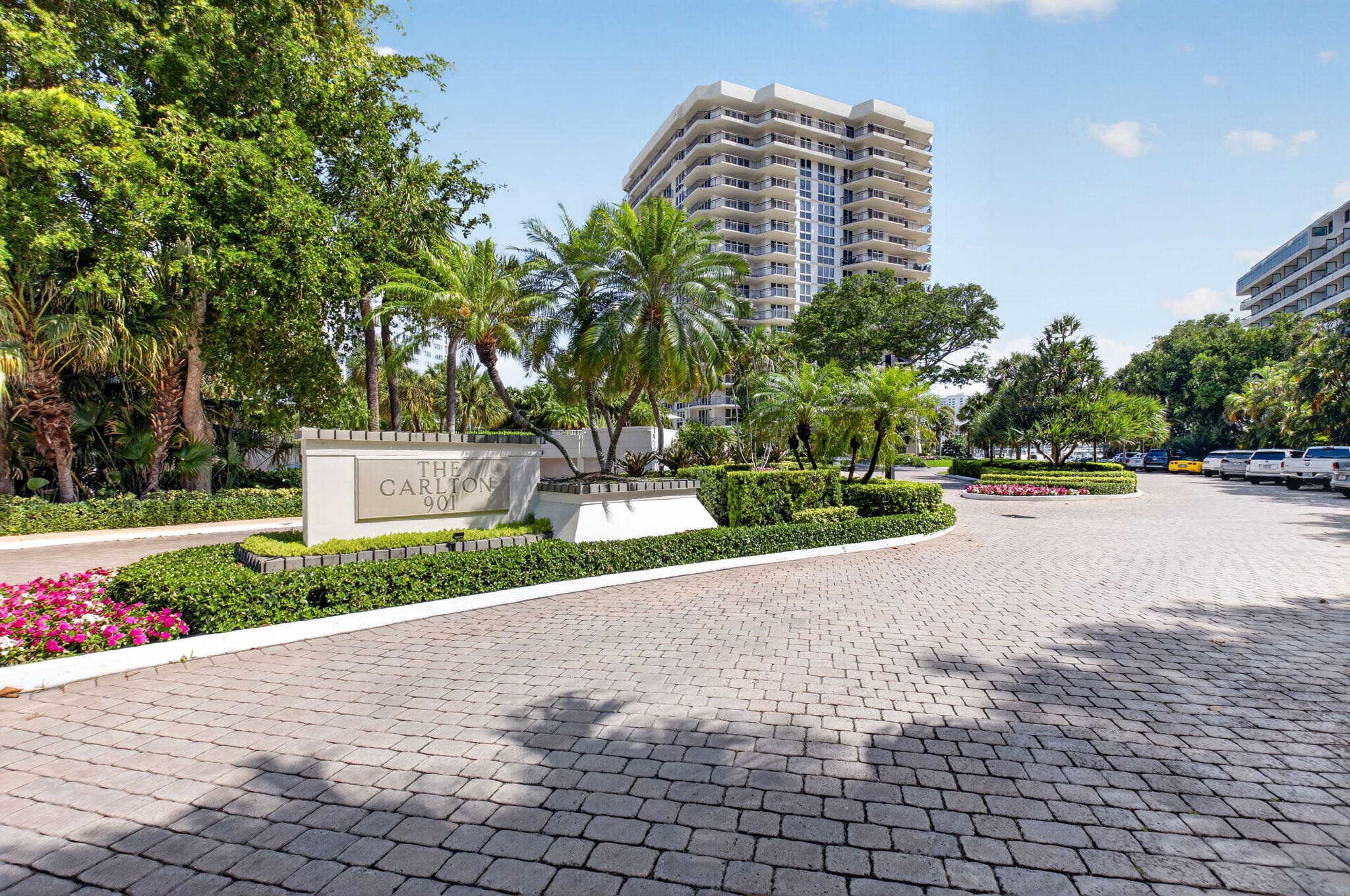 Bright and spacious waterfront corner residence in one of East Boca's most desirable locations. This 3-bedroom, 3-bath home is draped in natural light and features hardwood flooring throughout the main living spaces, expansive living and dining areas, and a wraparound waterfront balcony with gorgeous views. The spacious kitchen offers granite countertops, stainless steel appliances, and abundant storage, while the primary suite features a private balcony, dual closets, and a large en-suite bath.   Ready to be customized and made your own, this residence offers the perfect opportunity to create a personalized waterfront retreat just moments from The Boca Raton, beaches, downtown Boca, dining, shopping, and more.
