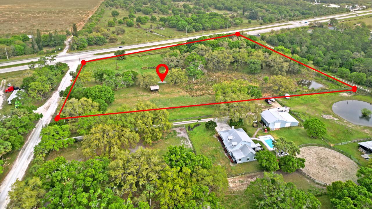 6.8 Acres of AG 2.5-C property with approx 680' of road frontage. Property has a two stall barn, is partially fenced, a pond and lots of mature oak trees. Approx 3 miles to the Turnpike an I-95