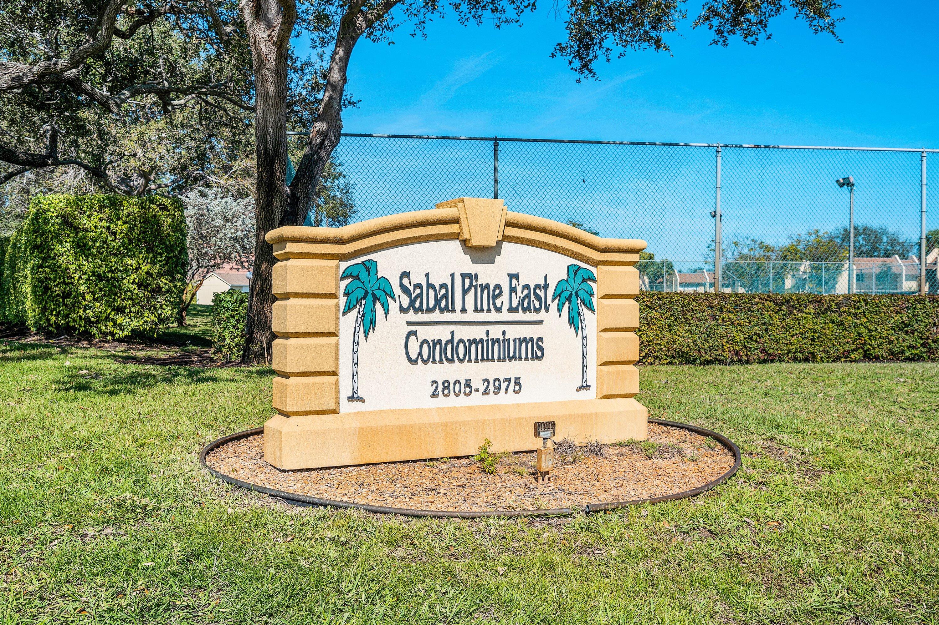 SABAL PINE EAST CONDO - Residential