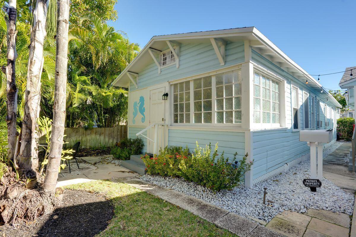Charming 2/1 cottage apartment in the heart of Lake Worth Beach—no HOA! This light-filled unit blends classic charm with modern upgrades. Offered fully-furnished! Nestled in a quiet neighborhood, this serene retreat is ideal for unwinding! Enjoy a lush shared backyard with string lights, seating, grill and abundant greenery. Pet-friendly with an abundance of street parking. Just minutes to the beach, i95, downtown, shopping, dining and more. Water, electricity, pest control and basic internet, ALL Included in the Rent! Please note: There is no laundry in-unit or on-site.