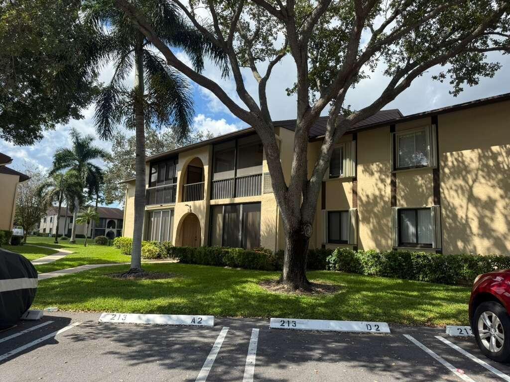 Seller offiering $5,000.00 towaqrds seller cosinWell-established community! This spacious second-floor 2-bedroom, 2-bath condo features a living room that opens to a screened, enclosed porch with peaceful street views. The totally remodeled kitchen offers granite countertops, new cabinets, and stainless steel appliances, including a new microwave. The primary bedroom includes a generous walk-in closet and a private, upgraded step-in shower.  This furnished condo is move-in ready and also offers accordion shutters, in-unit washer and dryer, central A/C, and tile flooring throughout. The community features a swimming pool, clubhouse, a easy financing and low HOA fees—submit your offer today!