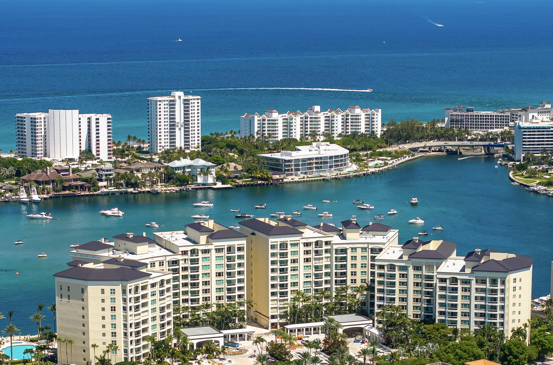 Discover the Epitome of Luxury Living at the newly ''RE-IMAGINED'' Mizner Grand, located at 400 SE 5th Avenue 605N, a Prestigious Waterfront Condominium on the grounds of the world-class Boca Raton Resort and Club. Rare to market, this stunning HIGH FLOOR, East Exposure, 3-bedroom, 4.1-bathroom condo offers 4,168 square feet of elegant interior space with high ceilings and boasts magnificent views of Lake Boca and the ocean. Available for immediate occupancy for the 2024/2025 Season, this unparalleled opportunity to own a contemporary home in the ''sky'' with numerous upgrades and meticulous attention to detail is perfect for those who value luxury and sophistication. Designed for entertaining, the condo features an oversized living room, a wet bar, and expansive terraces that capture the breathtaking waterfront scenery. The lavish primary suite includes a walk-in closet/dressing room, two marble baths, and stunning views of the ocean and Lake Boca. Two additional ensuite bedrooms open to west-facing terraces, perfect for enjoying sunsets and cityscape views. Two elevators open to a private foyer adding a touch of exclusivity. All windows and doors are full-impact and equipped with motorized shades.
Situated on approximately 800 feet of Intracoastal frontage, Mizner Grand offers lushly landscaped grounds adorned with beautiful flora and fauna. Residents have access to ALL NEW first-class amenities, including two NEW pools, two NEW fully appointed gyms for aerobics and weight training, and NEW spa facilities such as whirlpool, sauna, steam room, and locker rooms. ALL NEW Multiple card and club rooms with wet bars provide complementary coffee and light snacks throughout the day.
Mizner Grand's private gated entrance within the already gated Mizner Village community ensures an added layer of "armed" security. Enjoy the convenience of a full-service concierge/ parking valet, secure enclosed parking for two cars and professional on-site management.
All of this is within a 2 minute walk to The Boca Raton Resort & Club (separate membership required) and nearby restaurants. Currently in the FINAL STAGES OF AN APPROXIMATELY $40+ MILLION-DOLLAR TOTAL COMMON AREA RENOVATION ESTIMATED FOR COMPLETION 4th QUARTER 2024, Mizner Grand promises to remain the Pinnacle of Luxury Living in Boca Raton for years to come! ALL ASSESSMENTS HAVE BEEN PAID IN FULL BY SELLER. Artist's renderings shown are subject to change.