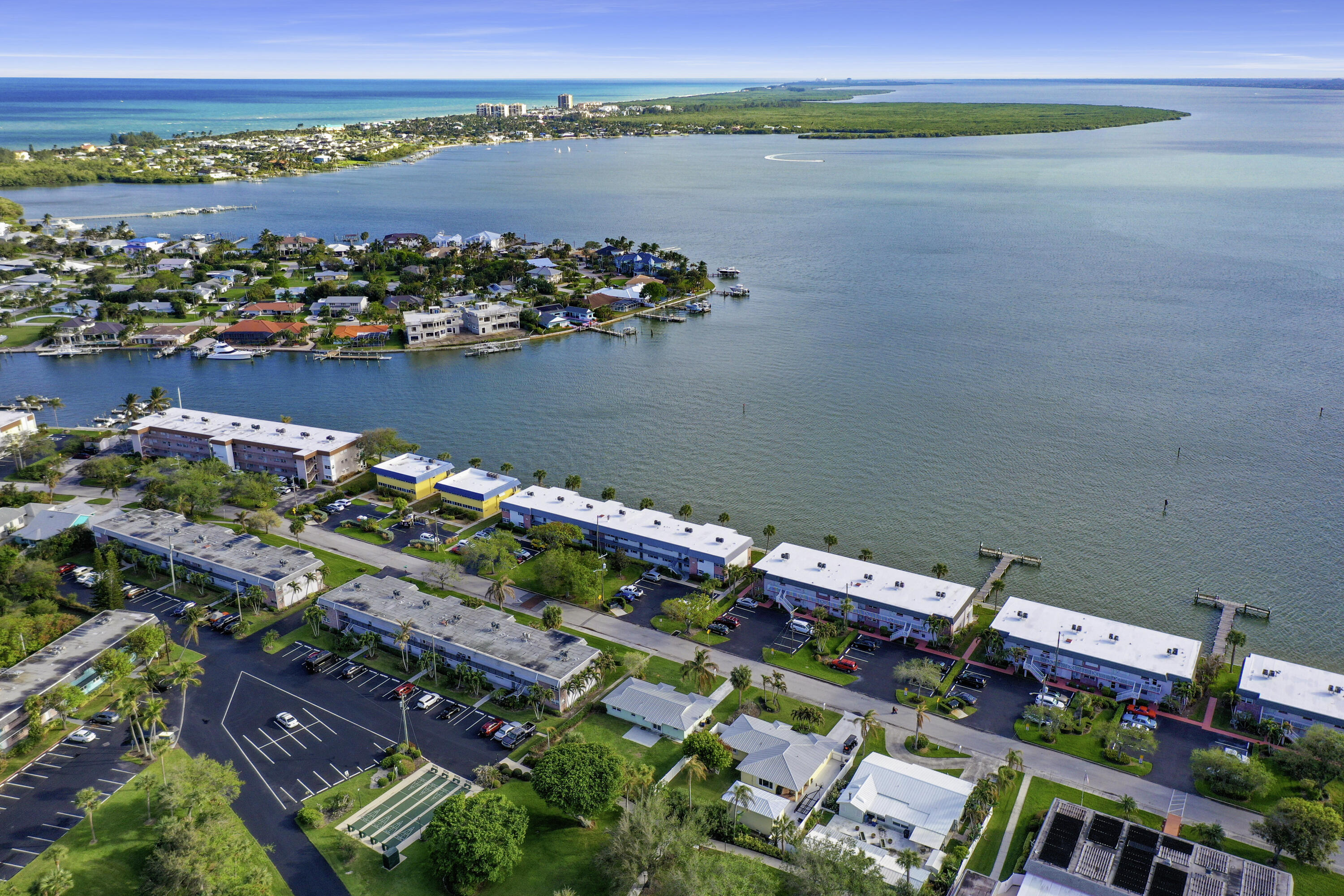 Beautiful and cozy 1-bedroom, 1-bath condo on Hutchinson Island, perfectly situated along the Intracoastal Waterway in the Colonnades community. Step outside and enjoy breathtaking sunsets over the river from your own slice of paradise. This charming coastal retreat offers the perfect blend of relaxation and convenience, just minutes from all the dining, shopping, beaches, marinas, and entertainment that the City of Fort Pierce has to offer. Whether you're looking for a full-time residence, vacation getaway, or investment opportunity, this waterfront gem is a must-see.