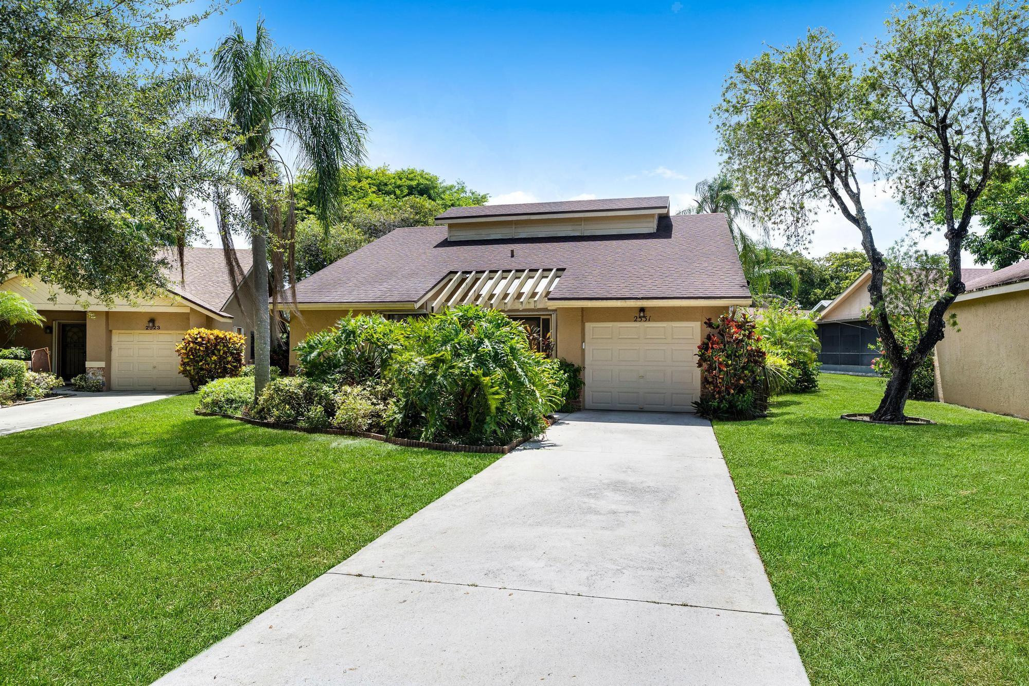 A Must See*Special Home is actually Move In Ready* Sellers have updated every surface w/high end finishes*Gorgeous 48 x48” marble Porcelain Tile throughout home*No popcorn ceilings*Roof 5 years*AC 10 Years w/annual Maintenance*recessed lighting* Vaulted Ceilings*New Kitchen w/ Stainless Steel Appliances*All New closet doors*5” Baseboards*Impact Windows front BR & Kitchen*Accordion Hurricane Shutters*Attic features New Air Ducts & wood flooring for storage*Totally Updated Bathrooms*Spacious Screened Patio with Incredible Lake View*This 55+ community is part of The Township and offers a myriad of Amenities for all ages*Heated Pools, Fitness Center, Tennis, Pickel Ball, Basket Ball, indoor racquet ball, Theater, Free movies, kids activities & much more