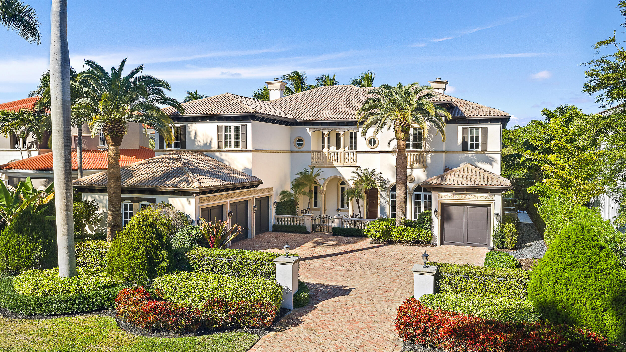 Rarely available waterfront estate priced under $1,000 per square foot! This expansive home offers 90 feet of prime waterfrontage, accommodating up to a 70-foot yacht with no fixed bridges. The backyard was completely reimagined in 2025 with a new heated salt water pool and spa, all new landscaping, hardscaping, and phantom screens. Inside, the home features six en-suite bedrooms, a private office, loft, dedicated storage rooms, and an oversized club room ideal for entertaining. One of the few homes in Harbour Isles with a true four-car garage and proper auto court. Finished with Wolf and Sub-Zero appliances, marble floors, solid wood doors, and full impact windows. Just minutes from the best shopping and dining. This is a must-see opportunity!