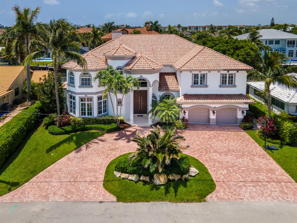 MAJOR $1.25M PRICE REDUCTION!!!! Incredible value! Upgraded Waterfront Estate with no HOA fees. 5BR, 6.1 Bath, pool home. Brand New Gourmet Kitchen with all new Wolf appliances.  Two Master Bedrooms with one on the main level and one upstairs. Both have brand new bathrooms. Boat dock with 16Klb lift. Impact glass throughout. Natural gas fuels Kitchen stove, Pool/Hot tub, fireplaces and water heater. Security system with cameras surrounding the property. 3 Car garage with high ceilings, plenty of room for a lift. Movie theater was just totally updated. Elevator. Outdoor and indoor gas fire places.  Brand new outdoor grille. This is a very unique property that has been meticulously maintained and shows incredibly well...