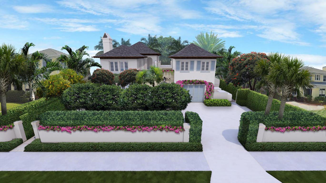 Rare opportunity to build a magnificent Tom Kirchoff designed two story residence in the Ocean block of the Sea Streets!  Welcome to 130
Seaspray!  Meticulously thought after gardens and mature native landscape designed by Mario Nievera of Nievera Williams,.  Fully approved ARCOM plans
and fully approved permit set make this extraordinary opportunity to build beyond attractive as 130 Seapray is shovel ready.  Listing agent must accompany any agent or perspective Buyer on the property. Please note, asking price includes land, approved and permitted ARCOM plans only