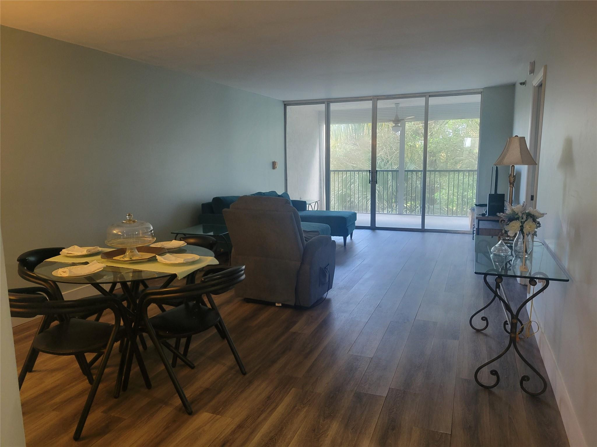 Look no further than this modern furnished upgraded unit, Large Bedrooms lots of closet spaces. washer and dryer in the unit. Freshly painted. Great view from the 4th floor, large screen patio to lounge or create your own private area. Many amenities pool, clubhouse, Gym. Tennis, out door running track and many more activities. Adult Community 55+ ready to move into. Lots of community activities, many near by parks, place of worship, shopping, entertainment, etc. close to tolls.