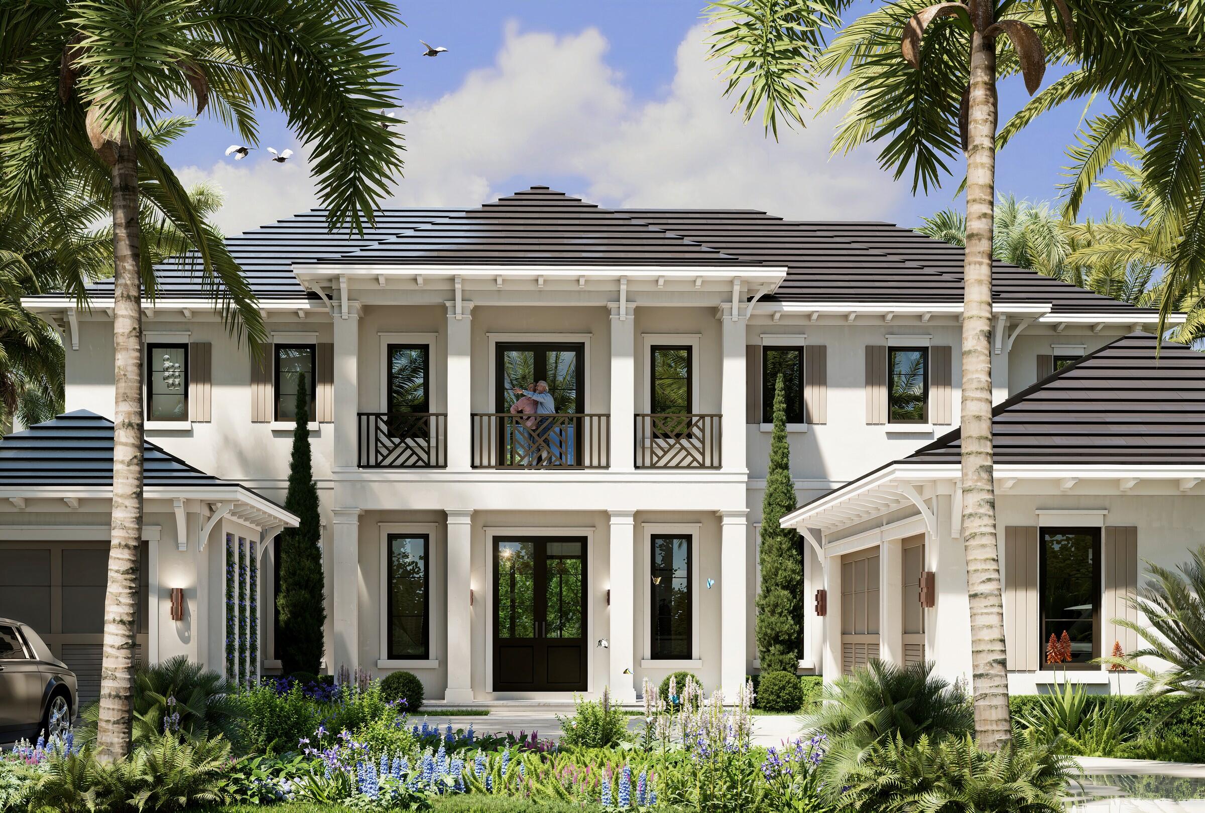 A newly constructed Intracoastal estate, elevated and sited on 93± feet of no-wake Intracoastal frontage, offering commanding water views across the prestigious Fifth Avenue Estates enclave. Designed by award-winning Constructure Inc. in collaboration with Gregory Anderson Architects, this residence represents a rare convergence of architecture, scale, and premier Boca Raton waterfront positioning.



A grand auto court and motor plaza framed by mature tropical landscaping sets a sophisticated arrival, leading to an open-air portico entry that establishes a seamless transition between indoor and outdoor living. The residence is designed for both formal entertaining and effortless everyday luxury, with spaces oriented to maximize water views and natural light. Outdoor living is defined by three expansive lanais, including a fully appointed summer kitchen and resort-style pool, creating multiple environments for hosting and private relaxation along the Intracoastal.



Interior amenities are curated to the level of a private members' club, featuring a club room with professional bar, library, private office, and a striking two-story staircase tower. An Intracoastal loft room offers elevated water vistas, while refined service areas include a butler's pantry, two utility rooms, elevator, and a four-bay garage--delivering both function and discretion.



This exceptional waterfront offering delivers timeless architecture, privacy, and global appeal, positioned among Boca Raton's most distinguished Intracoastal estates and suited for a discerning international buyer seeking enduring value and lifestyle prestige.