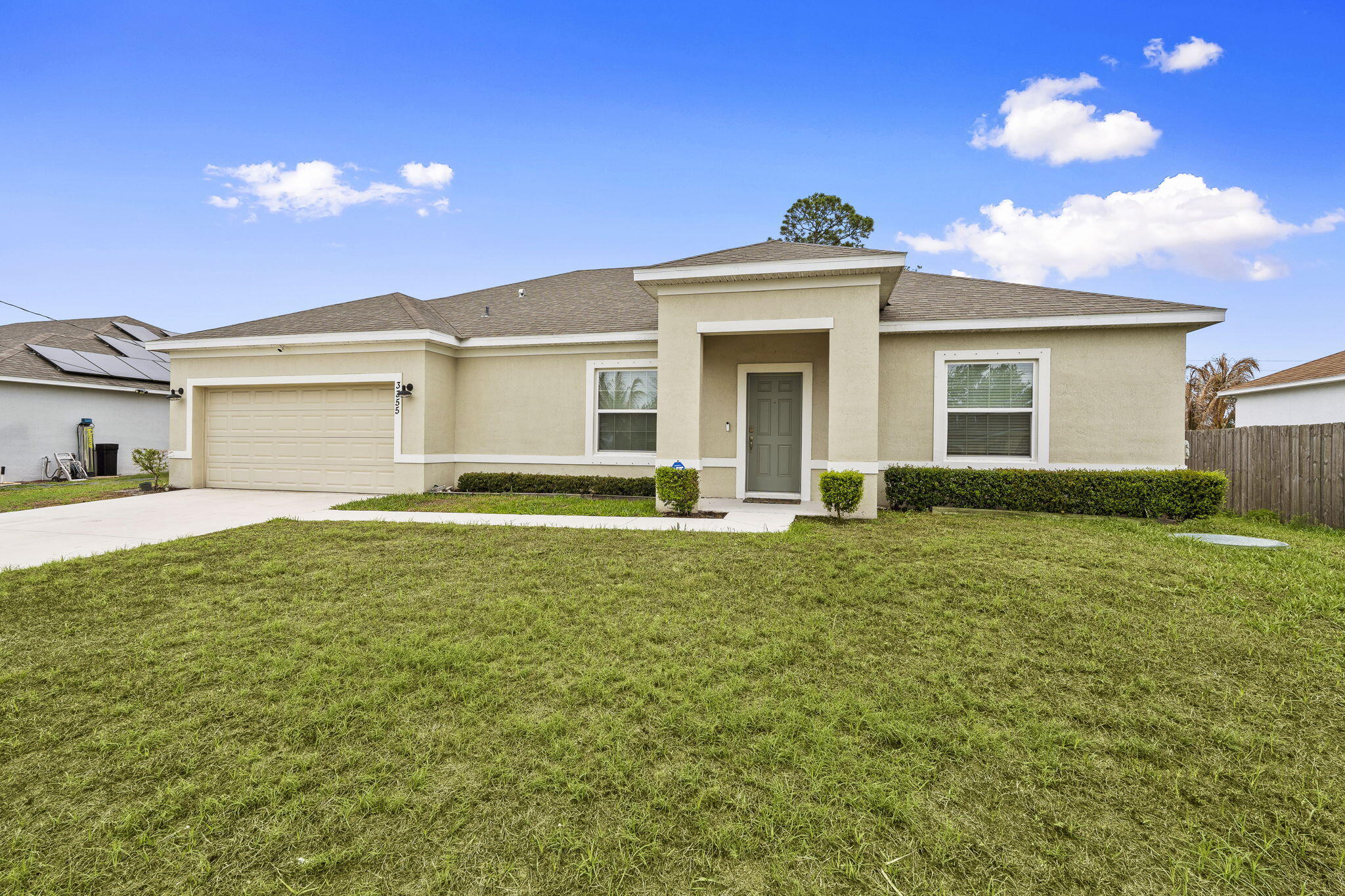 Why wait months to build when this exceptional home is ready for you today? Impeccably maintained and in like-new condition, this 2022-built home offers the perfect blend of modern design and everyday comfort. Featuring 4 bedrooms, 2 bathrooms, and a spacious open layout, the home feels bright, fresh, and move-in ready throughout. The split floor plan provides privacy, while the backyard offers ample space to create the pool and outdoor living area you've always wanted. Ideally located near shopping, dining, parks, schools, I-95, the Turnpike, and everything Port St. Lucie has to offer.