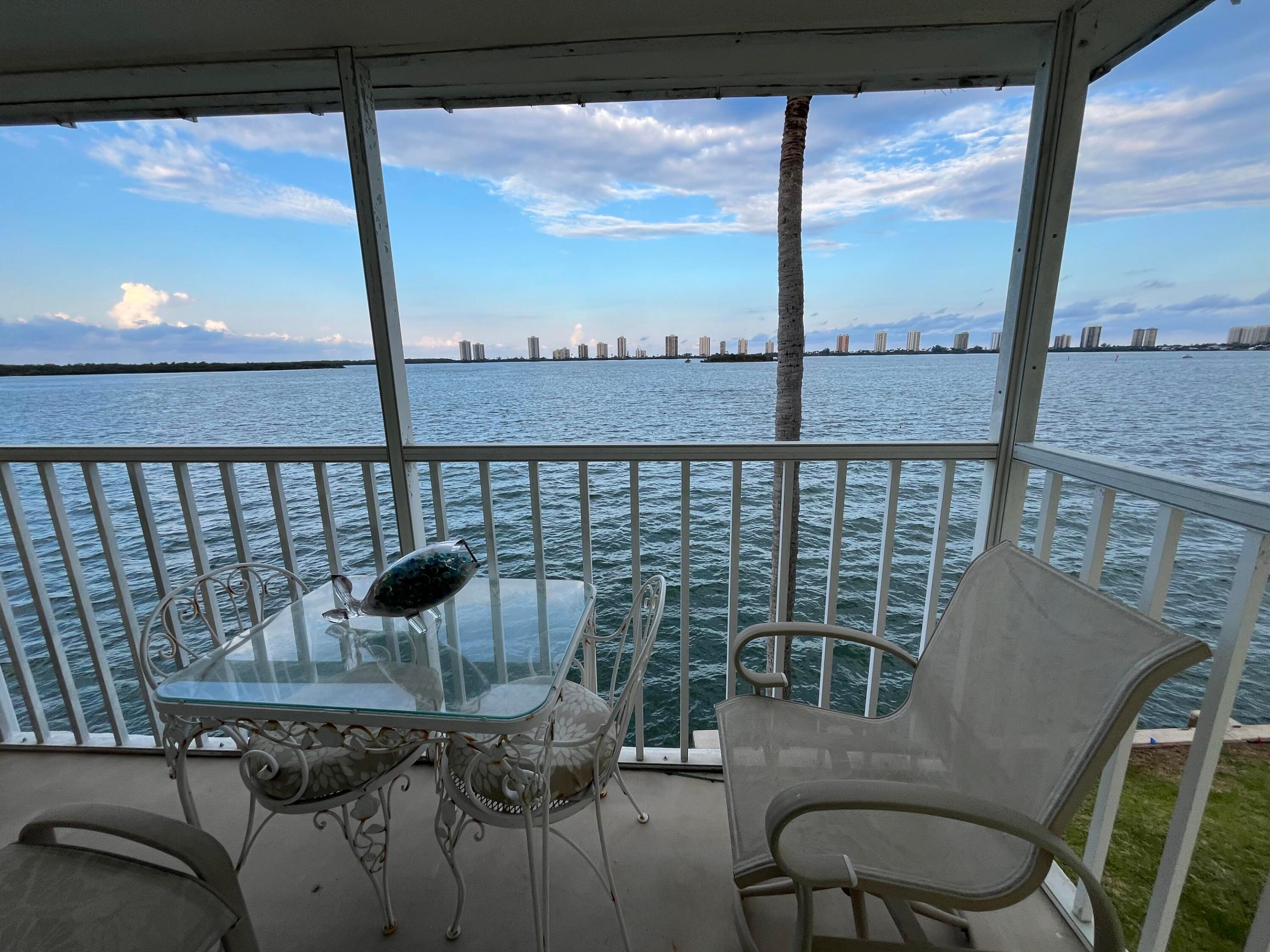 Million Dollar Intracoastal Waterfront View  for  a Fraction of the cost. 55 plus Community - Absolute Bargain  in the Palm Beaches on the Water.  This one bed Co-Op Condo can be your Getaway or live year round.  The breathtaking views of intracoastal and the Singer Island Skyline never get old, you won't believe it till you see it. Completely furnished Turn-key.  Nearly 700 Sq Ft.  low HOA, Boat Docks available on wait list, assigned parking, Next to elevator and laundry has extra storage.  Newer AC close to the Pool and Dock.  Association is well funded and managed. Passed all Inspections. Hurry this wont last long at this incredible price. Move in Ready.   Will Easily sleep 4 when you have guests. units are not rentable  All Legacy inspections passed. Seller will pay the Special Assessment of approximately $3k, Cash Sale.
