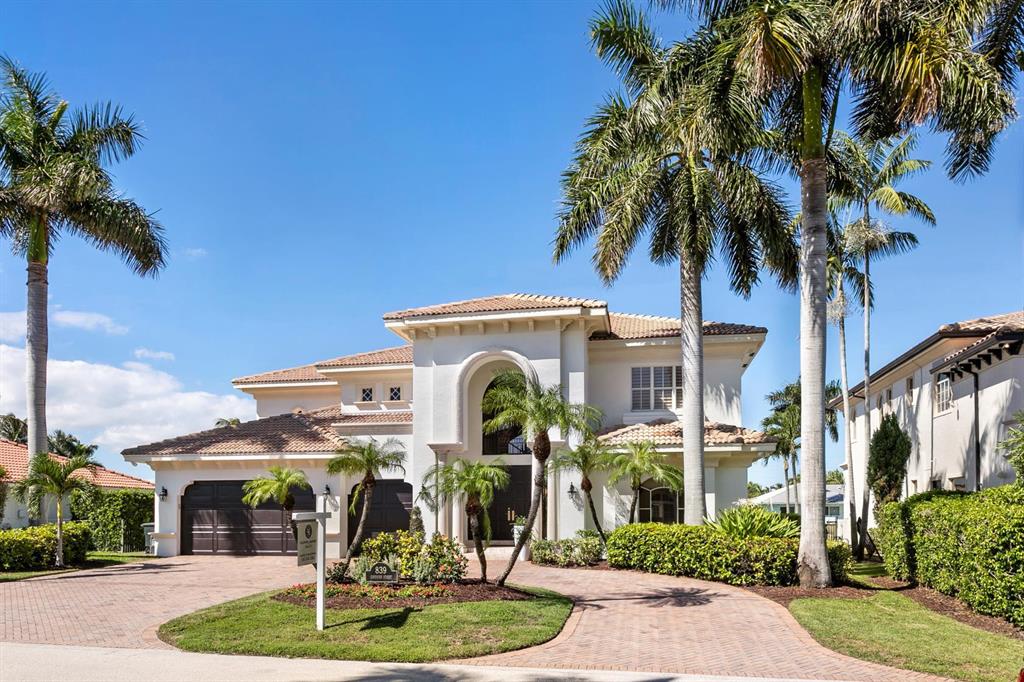 Luxury, Location & Lifestyle 

Stunning & Majestic Boater's Dream home.   85' Deepwater 5 homes from Direct Intracoastal Waterway in Exclusive East Boca Raton.

This Timeless Mediterranean Estate boasts 4 Bedrooms with 2 Luxurious Master Suite Bedrooms, His & Her Closets, Elegant Marble & Hardwood Flooring throughout, Cathedral Ceilings with charming attention to detail, Formal Dining Room, Grand Family Room, Circular Driveway, 3 Car Garage, Private Gated Property with Fabulous Dock (85ft) for your Yacht and Water Sports.  Tropical Summer outdoor kitchen that is designed for entertaining.  Freshly Painted Interior and Exterior.
New High Impact Garage Doors and AC units.

No Fixed Bridges with extra wide canal that flows right into the Direct Intra Coastal.