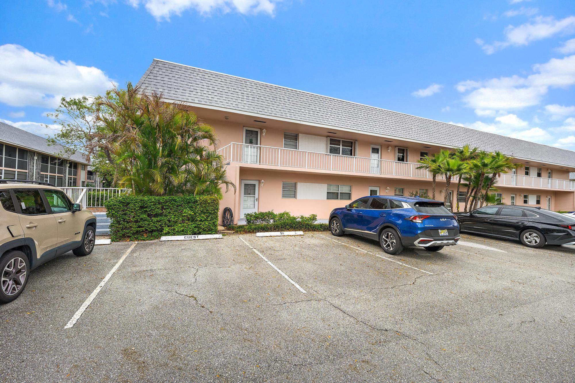 Don't miss out on the very well kept 2 bed, 2 full bath, ground floor condo! Both bedrooms have walk in closets and receive lots of Florida sunshine since this condo is conveniently an end unit! The kitchen and living room allow for great hosting opportunities with a screened in back porch allowing you to comfortably enjoy being outside as well. The 55+ community of Little Club offers many amenities including a pool, golf course, pickle-ball and tennis courts. No pets allowed in community. Don't miss out on this opportunity in Little Club, Jupiter.