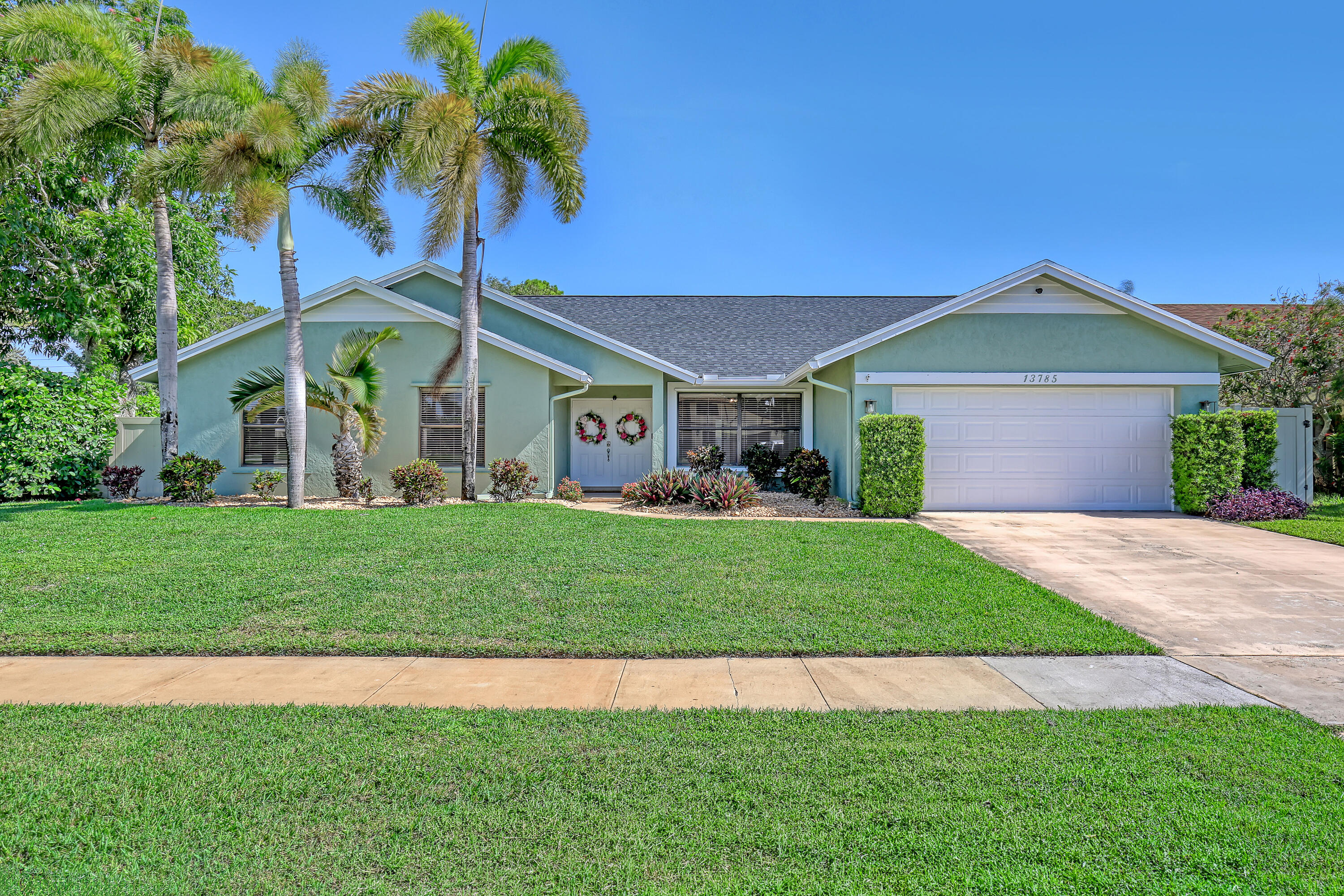 This is it... 3 bdrm + office, 2 bath, 2 car garage, pool home on a corner lot w/ 2025 roof; in the sought-after Wellington Sugar Pond Manor neighborhood. Ready for you to make it your own. Open living space include living, dining, family room areas all looking out to the patio/pool area. Kitchen with breakfast area, counter seating, lots of cabinets & pantry. Ceramic tile throughout, cabana bathroom to the screened pool, so you can enjoy outdoor living on your cov'd patio, pool & a patio outside the screen as well, and your back yard is fully fenced. Location, location, location with all that Wellington offers: A-rated schools, 20+ parks, recreation, active amphitheater, restaurants, shopping, hospitals AND 20 minutes to the beaches, downtown Palm Beach & WPB Int'l airport. Welcome Home!