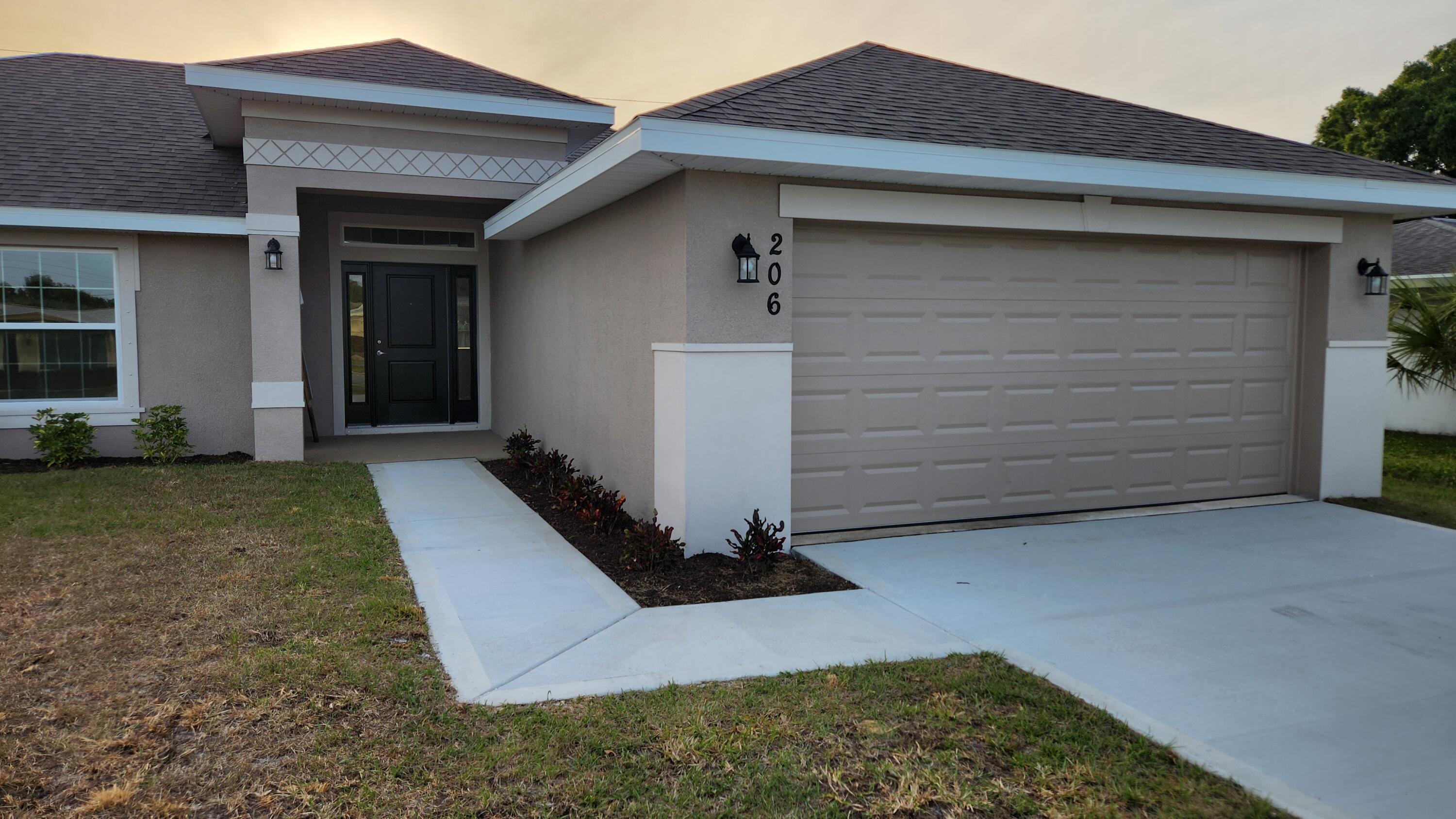 **Under Construction** Spring/Summer Availability (May. 2026 - July. 2026) 10K FLEX CASH AVAILABLE! ONLY $1,000 DEPOSIT. Save yourself several thousands of dollars in CLOSING COSTS WHEN USING SELLER'S APPROVED LENDER.   (Sample photos used) & will feature 4 bedrooms, 2 bathrooms large walk in shower and a 2-car garage with vaulted ceiling, tile in main living areas. Offering quick access to shopping, dining, beaches & Tradition Square. Builder warranty Included.