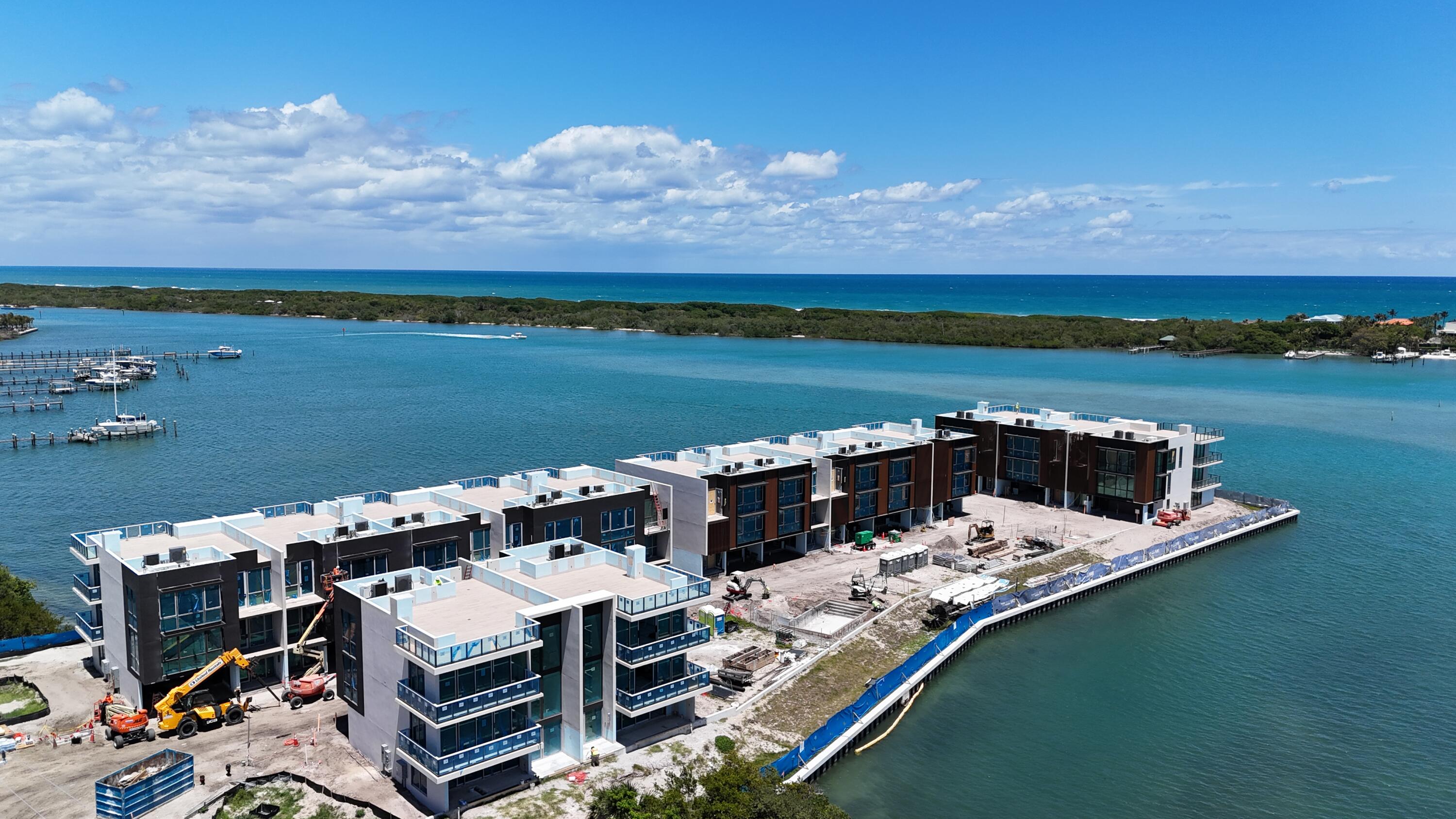 Fortè Luxe, Jupiter's newest peninsula waterfront address, is a boutique collection of 15 finely appointed townhomes, boasting protected panoramic views of Bahama blue water. The lucky few residents will enjoy modern, Alfonso Jurado designed townhomes offering premium finishes selected by local renowned designer, Interiors by Steven G. Each residence offers a tastefully appointed modern kitchen, in home elevator, sprawling rooftop terrace with views of the Atlantic Ocean, summer kitchen, and a whole house generator. Limited boat slips available for vessels up to 50 feet, with no fixed bridges between you and the Jupiter Inlet. Each home comes equipped with a Generac generator and control 4 Lutron system. Delivery late Summer 2026. Hard hat tours available by appointment only!