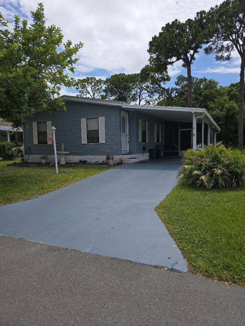 Welcome to this charming two-bedroom, two-bathroom residence located in the Tropical Isles community of Fort Pierce, Florida. This single-story home offers 1,056 square feet of finished living space, providing an efficient and manageable layout for everyday living. The thoughtful design includes two full bathrooms, ensuring convenience for all residents. Situated in the established Tropical Isles subdivision, this property presents an accessible option for those seeking a compact home in the Fort Pierce area. This residence offers straightforward living with practical square footage and a well-organized floor plan. new roof and fully furnished