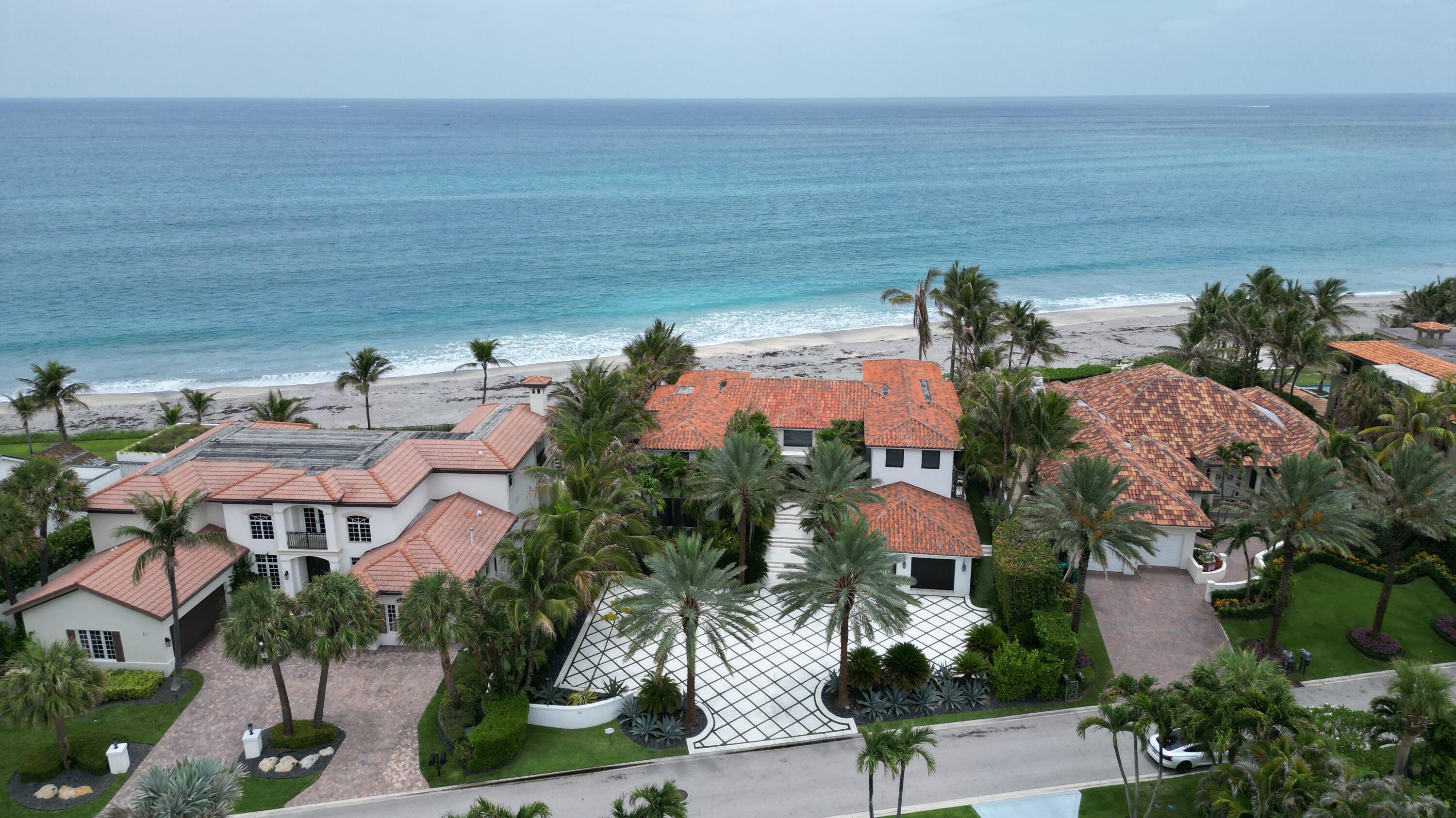 1 of only 25 oceanfront homes in the prestigious Jupiter Inlet Colony. Highly desirable location and beautiful home. Absolutely breathtaking views of the Atlantic Ocean that are extremely difficult to find! Beautiful coastal feel, and direct access to the beach lifestyle. Conveniently located close to all Jupiter and Tequesta have to offer, this is simply a phenomenal property!!