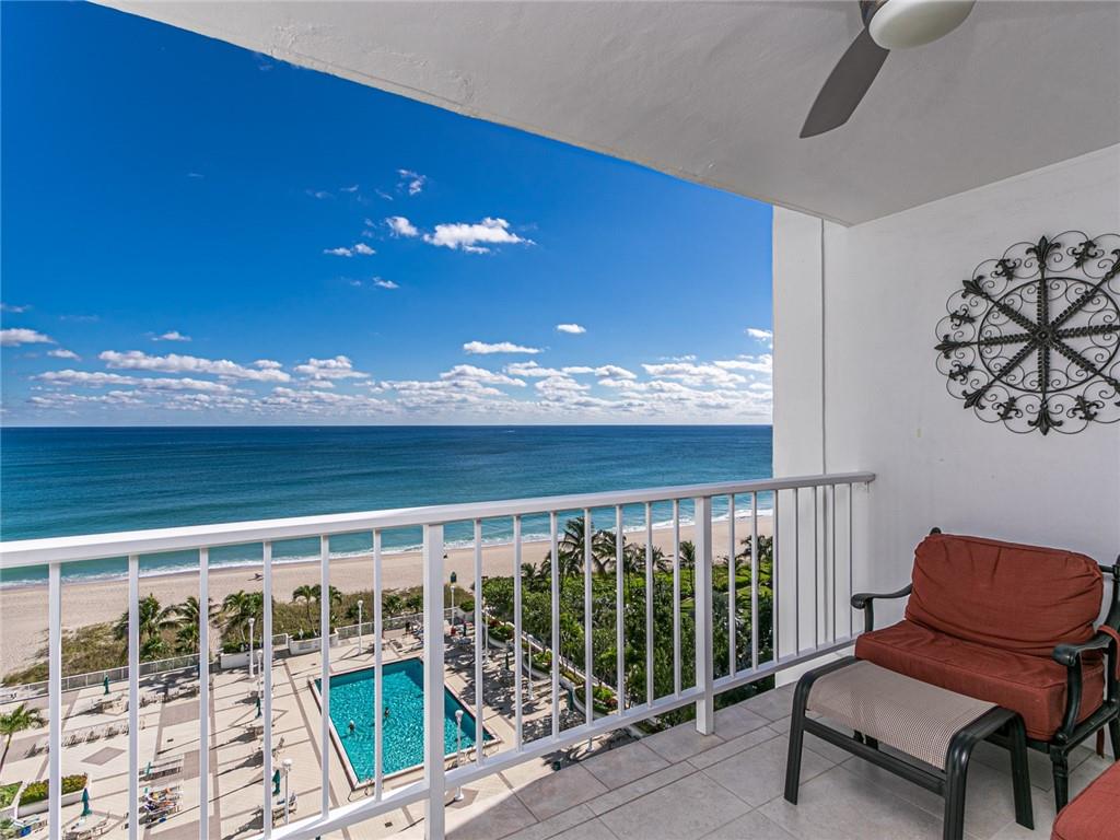 RARELY AVAILABLE - SPECTACULAR DIRECT OCEAN VIEW UNIT - THE EPITOME OF THE MILLION DOLLAR VIEW IS RIGHT HERE! 1 BEDROOM/2 BATHROOM UNIT ABOVE THE BEACH. THIS UNIT HAS BEEN FULLY UPDATED AND RENOVATED TO INCLUDE A CONVERTIBLE PRIVATE 2ND BEDROOM IN THE LIVING ROOM AND A RARE FULL 2ND BATHROOM! ENJOY EXPANSIVE VIEWS OF THE OCEAN, SUNRISES AND BEACH LIFE! HIGH IMPACT WINDOWS THROUGHOUT PLUS SLIDER! THE MASTER SUITE HAS A LARGE WALK-IN CLOSET. FULLY UPDATED AND UPGRADED KITCHEN. THE OCEAN COLONY IS A LUXURY CONDO WITH ALL THE AMENITIES: BEAUTIFUL POOL AREA, EXERCISE/FITNESS CENTER, GRILL AREA, BILLIARDS, & PARTY ROOM. ONE GARAGE PARKING SPACE COMES WITH THE UNIT. PLENTY OF GUEST PARKING AVAILABLE. DON'T MISS THIS!