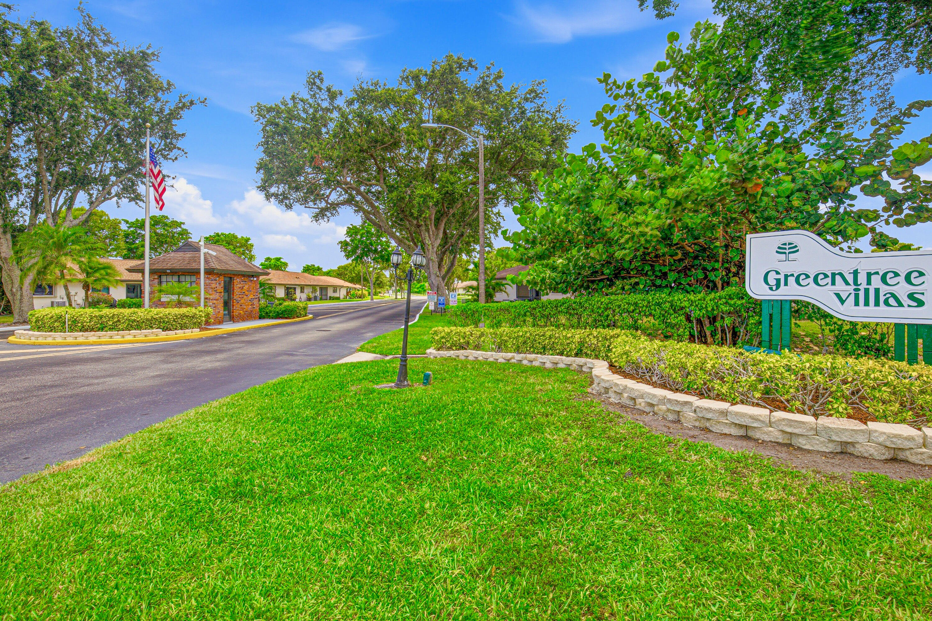COME TO FLORIDA FOR A VISIT-AND STAY FOR A LIFETIME OF RELAXATION in GreenTree Villas, a vibrant 55+ community in Boynton Beach, Florida. Community Features The Greentree Villas community offers residents some great amenities to choose from: 6 swimming pools, 6 clubhouses and adjacent tennis courts. You will be certain that it is only a short stroll over to a pool or card room, here you stay as busy as you please, or just relax. Villa Features This spacious villa offers a large living room and a remodeled kitchen with abundant, beautiful cabinetry. All doorways have been enlarged to accommodate ADA accessibility. Prime Boynton Beach Location If location is at the top of your wish list, this villa delivers. Enjoy convenient access to local events, shopping, entertainment, and a  a wide selection of fine restaurants. • Minutes from beautiful tropical beaches • Close to downtown CityPlace, the Kravis Center Theater • Minutes away from downtown Delray Beach, and the famed Atlantic Avenue • Near Boynton Beach Mall, Boca Raton Town Center Mall and Wellington Mall • Easy access to Interstate 95,  the Florida Turnpike and Airports of West Palm Beach and  Fort Lauderdale,  for your travel needs The city of Boynton Beach offers something for everyone - beaches, golfing, fishing, public parks, libraries, museums, art shows, concerts and more. Do not delay—schedule a showing today.