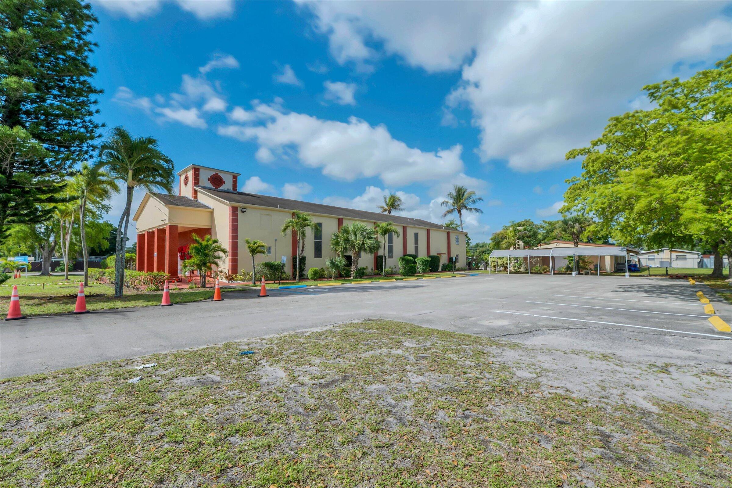 This remarkable property located in the heart of Davie, is a  cherished Landmark just minutes from the interstate highways and Florida's Turnpike, making it incredibly accessible, just a few miles from the beaches. This is truly a unique opportunity to expand your ministry in this  prime location, it sits on over two acres of land and is zoned RAC-TC, which allows for a wide range of uses, including residential structures (See City Building Dept for accurate information) Inside the main sanctuary, you'll find soaring ceilings and a grand altar that creates a welcoming and inspiring atmosphere. The facility also include other functioning structures that can serve many functions, there is also ample paved & grass parking spaces as well as permitted street parking. Hurry, it will not last. This remarkable property located in the heart of Davie, is a  cherished Landmark just minutes from the interstate highways and Florida's Turnpike, making it incredibly accessible, just a few miles from the beaches. This is truly a unique opportunity to expand your ministry in this  prime location, it sits on over two acres of land and is zoned RAC-TC, which allows for a wide range of uses, including residential structures (See City Building Dept for accurate information) Inside the main sanctuary, you'll find soaring ceilings and a grand altar that creates a welcoming and inspiring atmosphere. The facility also include other functioning structures that can serve many functions, there is also ample paved & grass parking spaces as well as permitted street parking. Hurry, it will not last.