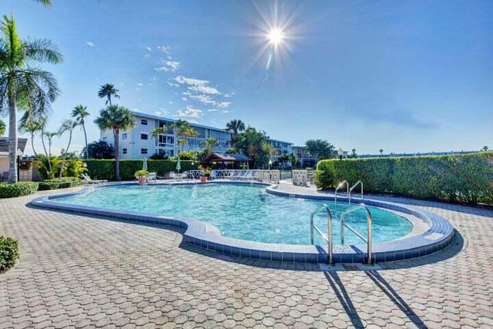 Welcome to this waterfront condominium in Lake Clarke Gardens Condo 9, located in Lake Worth Beach, Florida. This single-bedroom, one-bathroom residence offers 744 square feet of finished living space across three floors, providing an efficient layout perfect for those seeking a compact waterfront property. The waterfront location enhances the appeal of this condominium, offering proximity to water and outdoor recreation opportunities. This well-proportioned residence combines convenient living with waterfront accessibility in an established community setting. THIS IS A 55 PLUS COMMUNITY, MEANING AT LEAST ONE INDIVIDUAL MUST BE 55 YEARS OF AGE