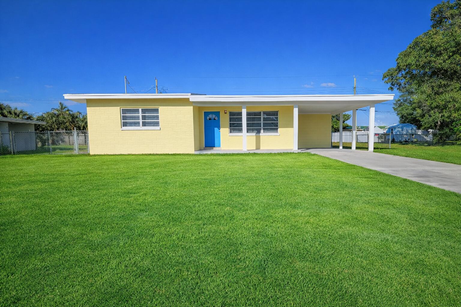 Welcome home to this beautifully updated gem in the sought-after Riverpark community - it's move-in ready and waiting just for you! Step inside and be instantly greeted by warm natural light flooding every corner, creating a bright, open, and truly inviting atmosphere. This home shines with impressive modern upgrades, including a stunning brand-new kitchen, new washer and dryer, a completely updated electrical breaker panel, a 2024 air conditioning system, and a 2024 hot water heater. You'll also love the new luxury vinyl wood-look flooring throughout, a fully renovated bathroom, and fresh interior and exterior paint.  Outside, unwind or entertain in your spacious, fully fenced backyard — perfect for pets, gatherings, or peaceful relaxation. Nestled in Riverpark, enjoy the best of both worlds: low county-only taxes and that classic Old Florida charm. The neighborhood puts the Ravenswood community pool and splash pad, Port Saint Lucie Branch Library, and Sportsmans Park/Sports Complex right at your fingertips. Plus, the prime central location means you're just minutes from South Florida's stunning beaches, vibrant downtowns, shopping, and fantastic dining! This is more than a house — it's your next chapter. Don't miss it!