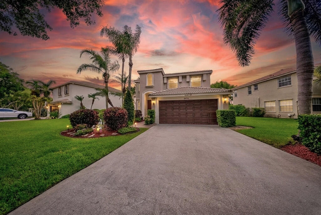 Welcome to your dream home in the highly sought-after community of Olympia in Wellington! This beautifully maintained two-story waterfront residence offers 4 bedrooms, 2.5 bathrooms, and 2,573 square feet of living space on a professionally landscaped oversized 0.17-acre lot with no front or rear neighbors, providing exceptional privacy. Ideally located just minutes from Wellington Green Mall, world-renowned equestrian venues, top-rated restaurants, parks, and zoned for A-rated schools, this home truly has it all.  From the moment you arrive, you'll appreciate the freshly painted exterior, inviting curb appeal, and elegant stone accent wall that welcomes you inside.  The main level features gorgeous Italian wood-look tile flooring, while plush carpeting adds warmth and comfort throughout the upstairs bedrooms.  The heart of the home is the stunning fully remodeled HIGH-END kitchen, completed just one year ago. Designed with both style and functionality in mind, it features high-end finishes, custom wood cabinetry, luxurious quartzite countertops, a large center island perfect for entertaining, premium stainless steel appliances, soft-close cabinetry, recessed lighting, and a charming breakfast nook overlooking the backyard.  The first floor also includes a spacious laundry room complete with a washer, dryer, utility sink, and abundant storage cabinetry for added convenience.  Retreat to the expansive primary suite featuring an elegant tray ceiling, bay window, oversized walk-in closet, and a spa-inspired en-suite bathroom complete with dual vanities, custom wood cabinetry, quartz countertops, a dedicated makeup station, and an impressive 8-foot walk-in shower.  Step outside to your private backyard oasis where you'll enjoy tranquil lake views from the oversized 18' x 36' screened patio. The fully fenced yard is beautifully landscaped, offering exceptional privacy and the perfect setting for relaxing or entertaining. Additional highlights include a large driveway, a two-car garage with an epoxy floor and attic access, and hurricane protection featuring first-floor storm panels and second-floor accordion shutters.  Living in Olympia means enjoying an exceptional resort-style lifestyle with a 24-hour manned gated entrance, elegant clubhouse, resort-style swimming pool, hot tub, splash pad, cabanas, tennis courts, pickleball courts, basketball and beach volleyball courts, playgrounds, scenic walking trails, picnic areas, and so much more.  This exceptional waterfront home offers the perfect combination of luxury, comfort, privacy, and an unbeatable Wellington location. The furniture is negotiable and may be included with an acceptable offer, creating a rare turnkey opportunity for the next owner.  Schedule your private showing today and experience everything this beautiful property has to offer!