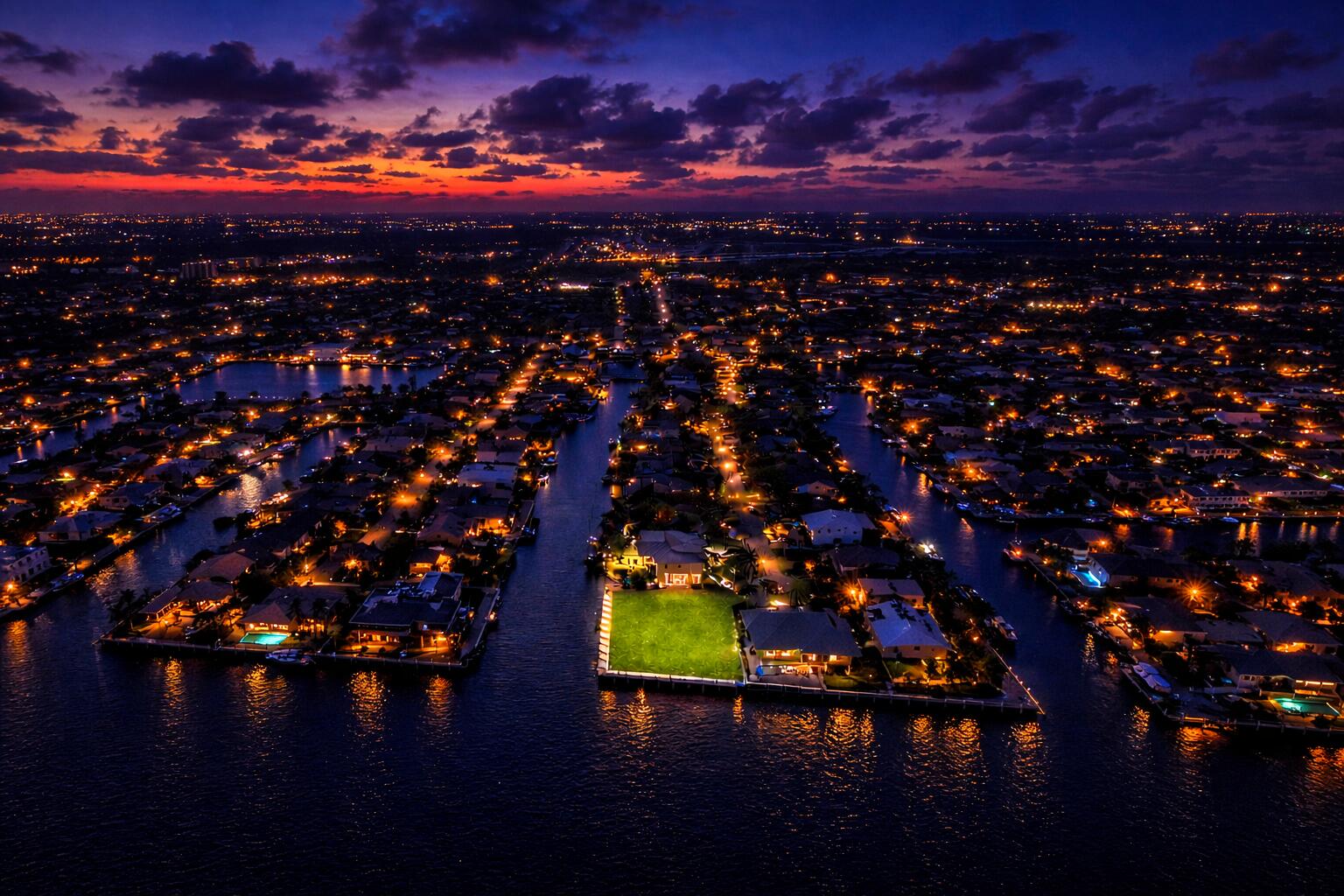 Exceptional opportunity on the Main Intracoastal Waterway offering approximately 12,323 SF of land with 250 feet of prime waterfrontage. This oversized parcel features a brand-new seawall and architectural plans included, presenting a rare chance to build a custom waterfront estate in one of South Florida's most desirable boating locations. Positioned on the wide Intracoastal with direct ocean access, the property offers expansive water views and exceptional dockage potential for large vessels. A premier development opportunity for end users or investors seeking scale, frontage, and long-term value.