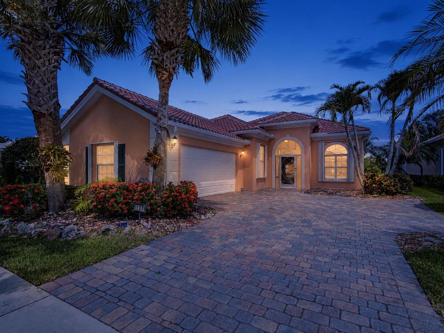 Updated 3-bedroom, 2-bathroom + den lakefront home located in the desirable gated community of The Lakes at Tradition. This clean and well-maintained residence offers tile and laminate flooring throughout, remodeled kitchen and master bathroom, covered patio and extended screened patio. Convenience of accordion shutters for storms. Quiet street with mature trees and landscaping. Privacy walls between homes. New roof in 2025. Upgraded AC and water heater.  Resort-style amenities and a world-class recreational facility, all within a secure gated community.  Rent includes cable, high-speed internet, gated security, alarm monitoring, landline phone service, and access to the community recreational facility. Conveniently located near Tradition Square and Cleveland Clinic. Easy access to I-95.