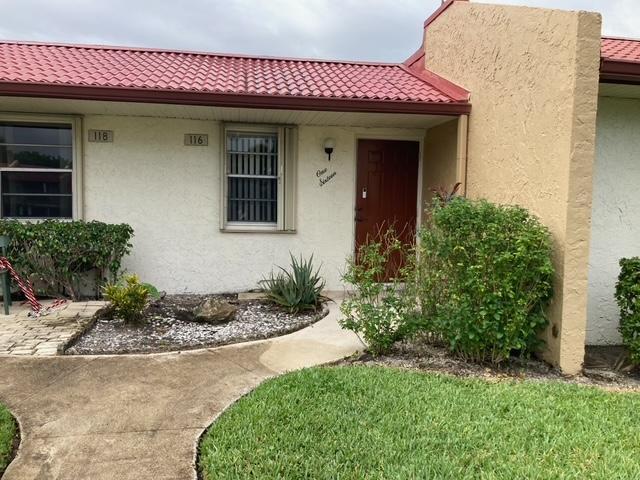 WELCOME TO THIS BEAUTIFULLY UPDATED 2 BEDROOM, 2 BATH VILLA IN THE "GOLDEN LAKES" COMMUNIITY OF WEST PALM BEACH.  THIS ONE-STORY WATERFRONT VILLA OFFERS 1,000 SQ FT OF LIVING SPACE, TILED FLOORS THROUGHOUT, UPDATED KITCHEN WITH GRANITE COUNTERTOPS, UPDATED BATHROOMS, NEWER A/C AND NEW HOT WATER HEATER.  AN INTIMATE AND MANAGEABLE RESIDENCE IN A WELL-ESTABLISHED SETTING.  AMAZING LAKE VIEWS AND ACCORDIAN HURRICANE SHUTTERS ON FRONT AND BACK WINDOW.  THIS PROPERTY REPRESENTS AN EXCELLENT OPPORTUNITY FOR BUYERS LOOKING FOR A LOW MAINTENANCE VILLA CENTRALLY LOCATED IN WEST PALM BEACH.  CLOSE TO SHOPPING, RESTAURANTS, PUBLIC TRANSPORTION AND MORE.  COME AND TAKE A LOOK AT THIS BEAUTIFULLY UPDATED SINGLE STORY WATERFRONT VILLA TODAY.