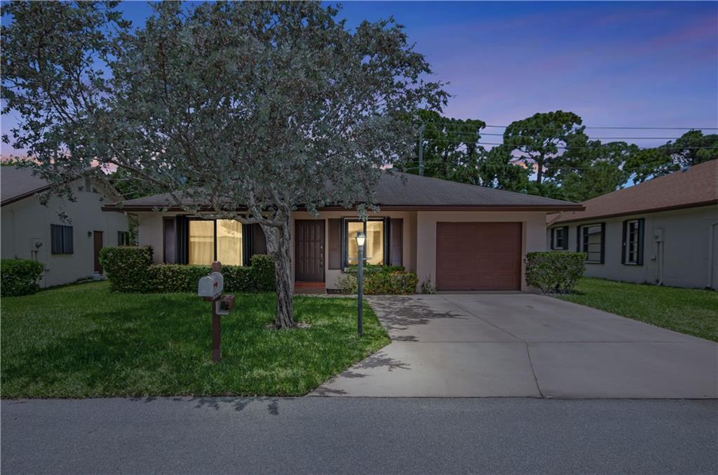 Back up offers being accepted. What a beautiful 55+ community at Palm Beach county! "Location, location, location - This East West Exposure 2 beds, 2 baths (renovated), beautiful walk-in-closet (wood shelves), kitchen cabinets with granite counter top. Your new hone has hurricane windows by storm tight windows and bifold shutters for extra safety. Beautiful landscaping front and back with a patio. Only steps away from the club house which offers additional parking. There is the possibility to create a 3rd bedroom if needed Great HOA benefits: -Lawn mowing -Front bushes trimmed and 3 ft on each side -Watering of lawns -Hurricane cutting of association trees -Gard service 8pm to 5am -Painting of home outside every 10 yrs -100 meg fiber optic cable at each house