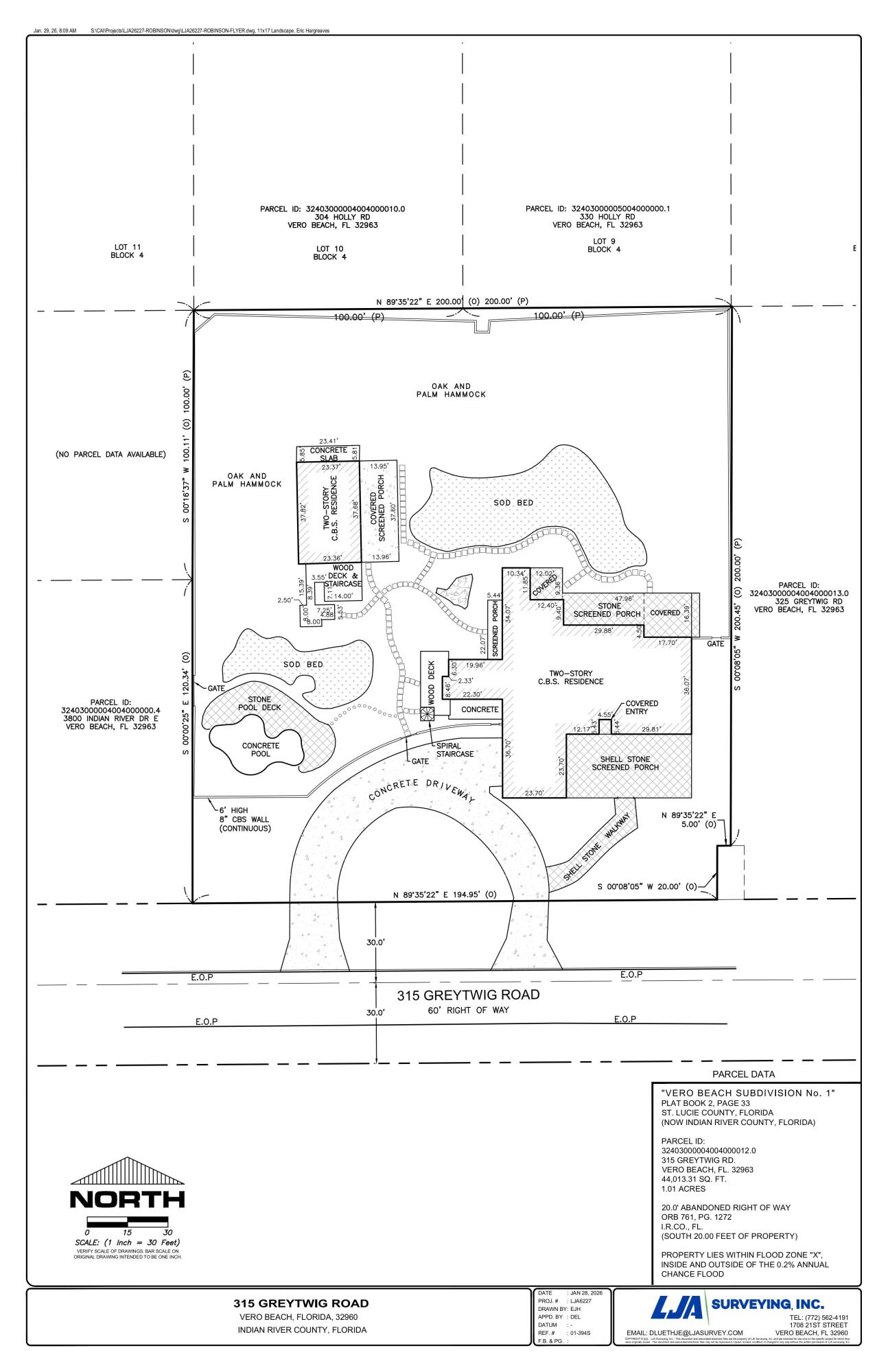 VERO BEACH SUBDIVISION NO 1 - Residential