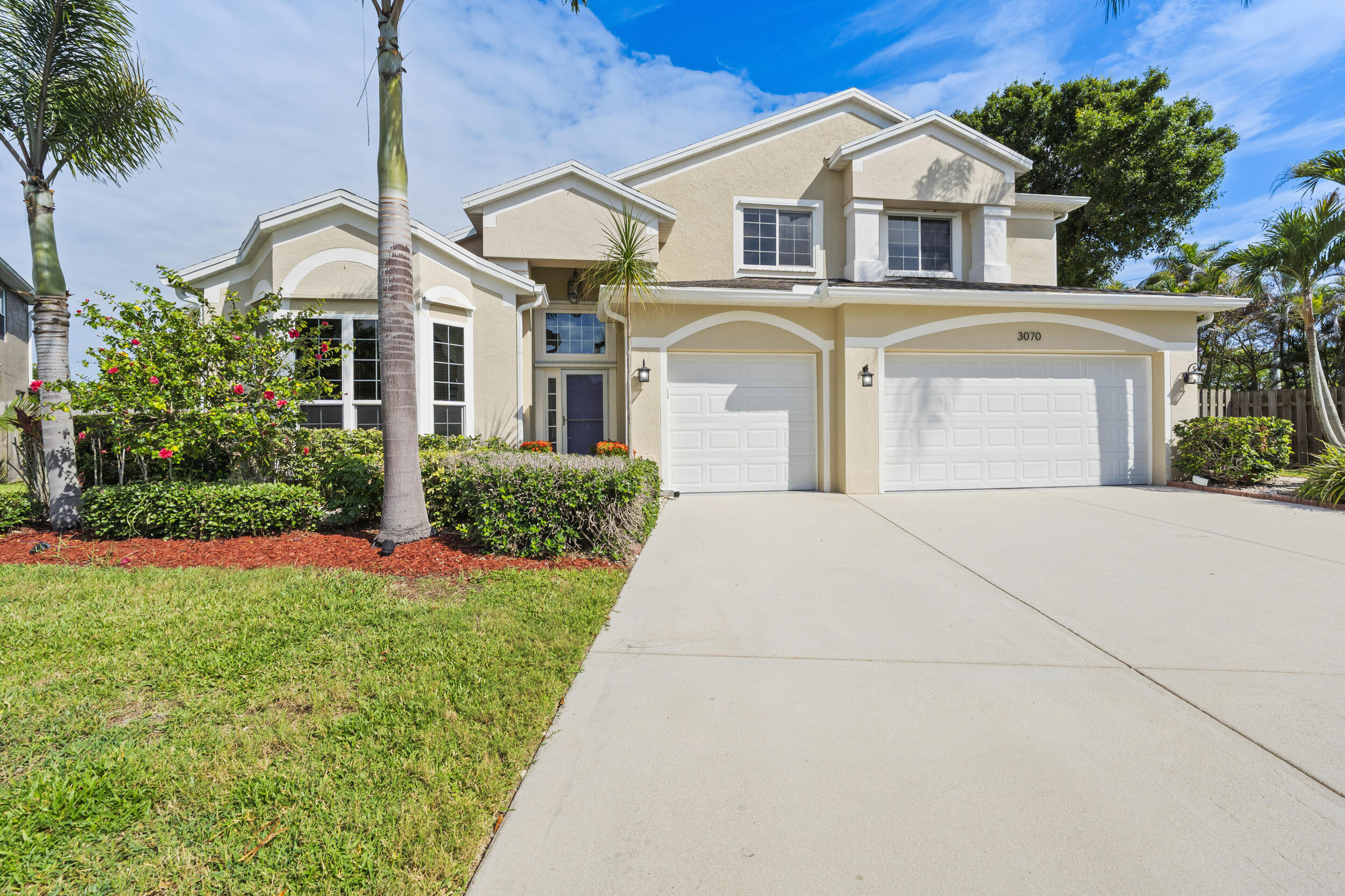 Move-in ready and well-maintained 4 bedroom plus loft *and option* for office, home gym or bonus space. This spacious pool home is tucked away on a quiet cul-de-sac and offers the perfect blend of comfort, flexibility, and privacy. The screened lanai overlooks a fully fenced backyard with lush landscaping that creates an ideal setting for relaxing or entertaining. Located in the highly sought-after Islesworth community, residents enjoy walkability to Palm City Elementary and Hidden Oaks Middle School. Conveniently situated just minutes from I-95, the Turnpike, shopping and dining.
