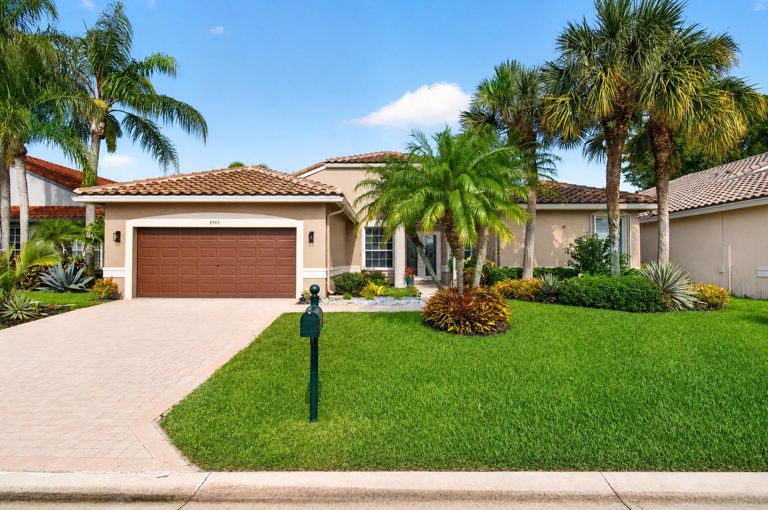 Welcome to Ponte Vecchio, one of Boynton Beach's premier 55+ communities. This beautifully maintained home offers peace of mind with a new roof (2023), A/C (2017), water heater (2017), and accordion shutters throughout. Enjoy year-round Florida living in the glass-enclosed Florida room overlooking a tranquil koi pond, creating the perfect setting for morning coffee or evening relaxation.  Residents of Ponte Vecchio enjoy a vibrant resort-style lifestyle with a renovated clubhouse, resort-style pool and spa, fitness center, tennis courts, pickleball courts, bocce, card rooms, billiards, arts & crafts studios, social clubs, and a full calendar of activities and events. This gated community offers the perfect blend of recreation, relaxation, and social living.