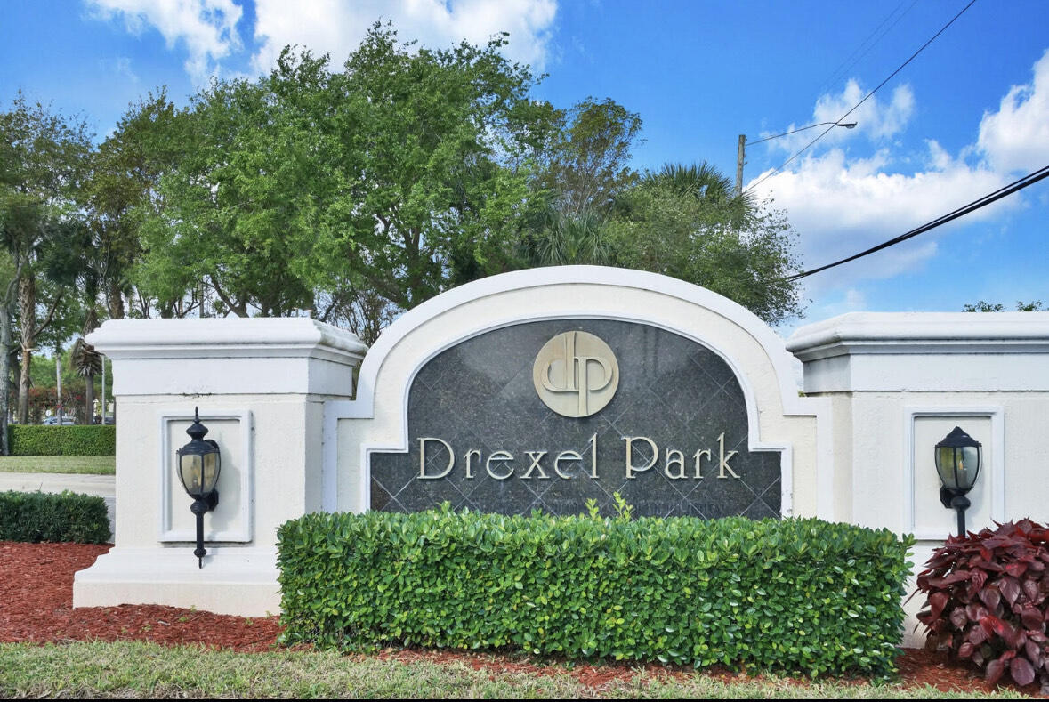 Beautifully maintained 3-bedroom, 2.5-bath townhome located in the highly desirable gated community of Drexel Park.   This spacious residence features an open-concept floor plan, generous living and dining areas, and plenty of natural light throughout. The well-appointed kitchen offers ample cabinet space and flows seamlessly into the main living area, making it perfect for everyday living and entertaining.   The primary suite provides a peaceful retreat with a walk-in closet and private bath, while the additional bedrooms offer flexibility for family, guests, or a home office.   Ring doorbell camera at the entrance provides additional security. Enjoy resort-style community amenities including a pool, fitness center, and clubhouse. Ideally located within walking distance to Publix, Walgreens, restaurants, and everyday conveniences, and just minutes from I-95, Downtown Delray Beach, Atlantic Avenue, and the beautiful beaches. Zoned for highly rated Boca Raton schools.   Available August 1st. Don't miss this exceptional rental opportunity!