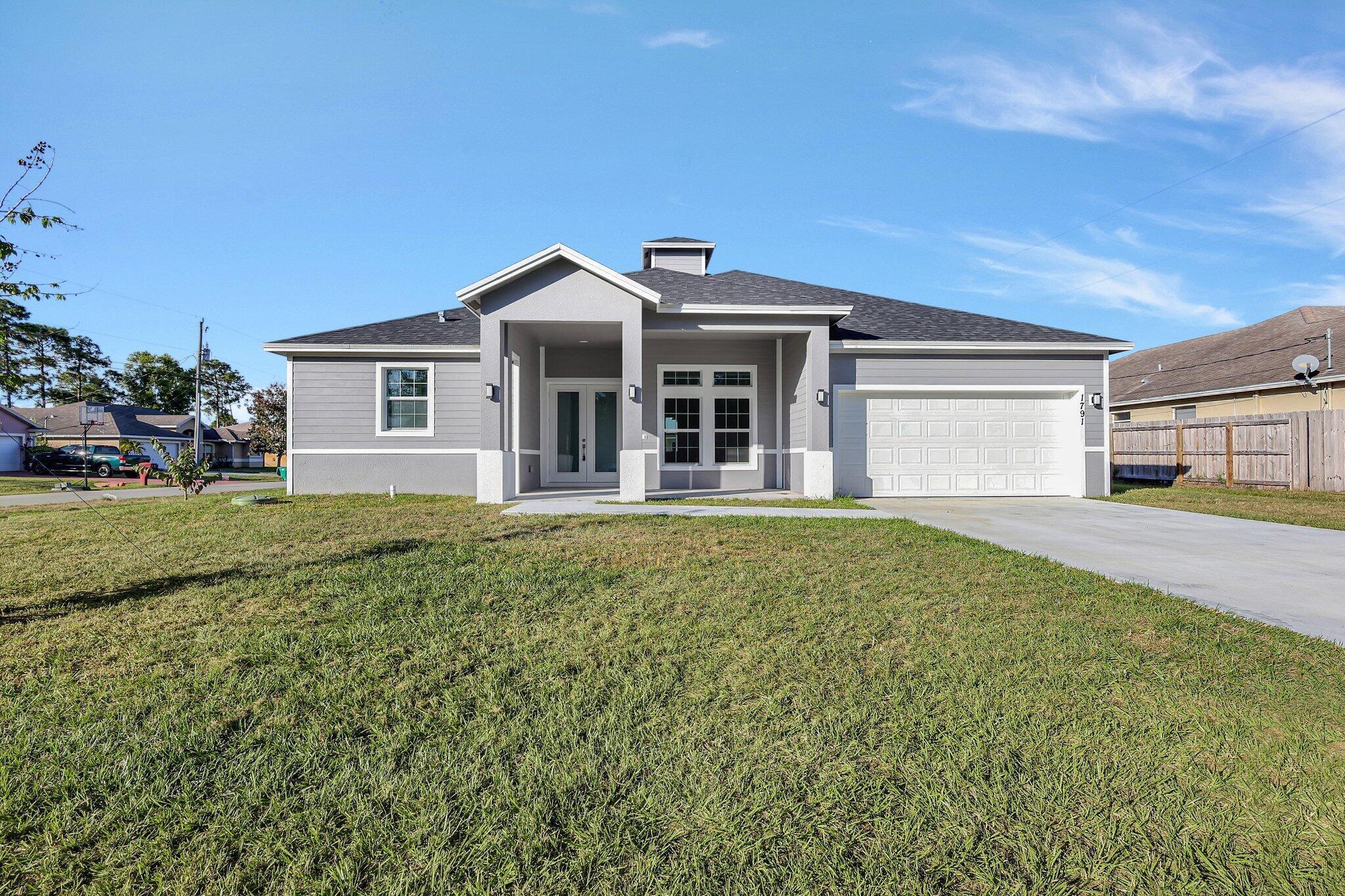 This 4 bed, 3 bath NEW CONSTRUCTION 2024 home is perfectly positioned on a spacious corner lot, offering modern design and a functional layout. The home features open living areas with stylish finishes, ideal for both everyday living and entertaining. The kitchen offers ample counter space and sleek cabinetry, while the bedrooms provide comfort and privacy. Enjoy the convenience of indoor washer and dryer. The expansive corner lot provides room to create your ideal outdoor space, whether for relaxation or hosting gatherings. This property is a perfect blend of style and practicality, ready to welcome. Schedule your private tour today!