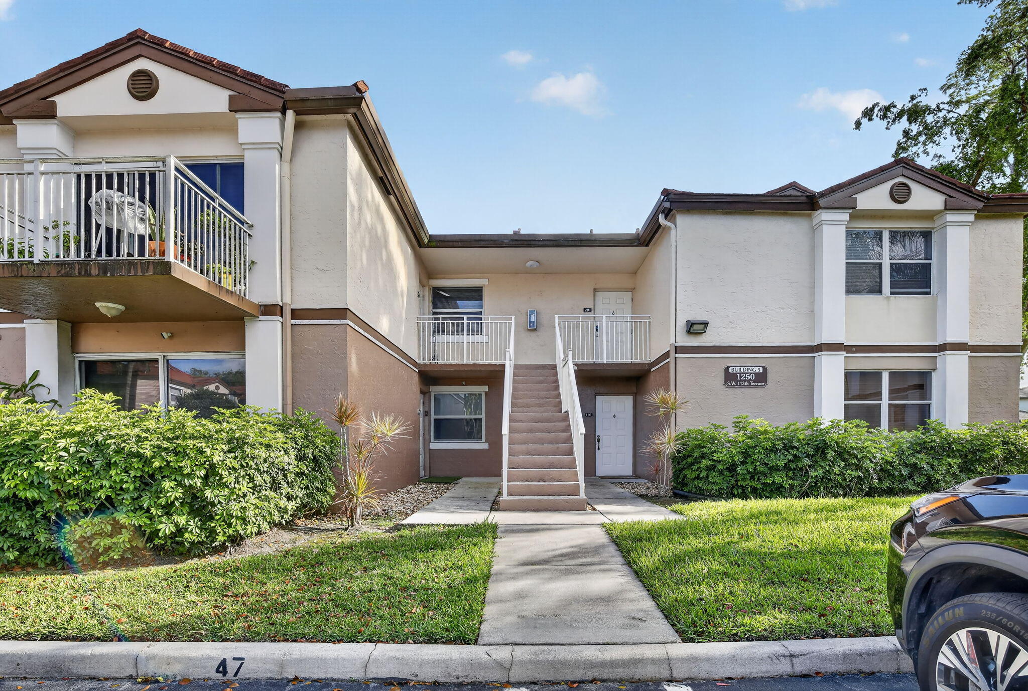 Welcome to this beautifully maintained condo in the sought-after Raintree community of Pembroke Pines! This spacious 1-bedroom, 1-bathroom residence at 1250 SW 113th Terrace #201 offers a perfect blend of comfort, style, and convenience.  Step inside to find a bright and open layout with generous living and dining areas, ideal for both everyday living and entertaining. Natural light fills the space, creating a warm and inviting atmosphere throughout. The kitchen provides ample cabinet and counter space, making meal preparation both easy and enjoyable. The bedroom offers a comfortable retreat with ample closet space, while the bathroom is well-appointed for both functionality and style. Enjoy relaxing moments from your private balcony, offering a peaceful setting to unwind.  Residents of this well-maintained community enjoy access to great amenities and beautifully landscaped surroundings, all within a centrally located neighborhood.  Ideally situated near shopping, dining, parks, and major highways, this home offers easy access to everything Pembroke Pines has to offer while maintaining a quiet residential feel.  Whether you're a first-time buyer, downsizing, or looking for an investment opportunity, this condo is a fantastic find.  Schedule your private showing today!