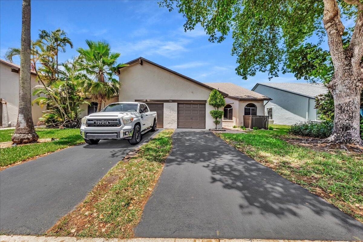 Don't miss this large and beautifully maintained villa with many upgrades and features. From the moment you walk in, you'll love the soaring vaulted ceilings and bright, open floor plan, making the home feel spacious and inviting. Largest model available. The flexible 3rd bedroom is perfect as a den, office, or guest room. The primary suite offers his-and-hers walk-in closets plus a beautifully remodeled bathroom with dual sinks. The second bedroom also features a walk-in closet, giving you storage that's hard to find in villas like this. Enjoy the large upgraded eat-in kitchen and oversized one-car garage with full-size laundry. This is the kind of home that's been lovingly cared for and is ready for its new owner. The community is perfectly located and close to everything. Can't miss.