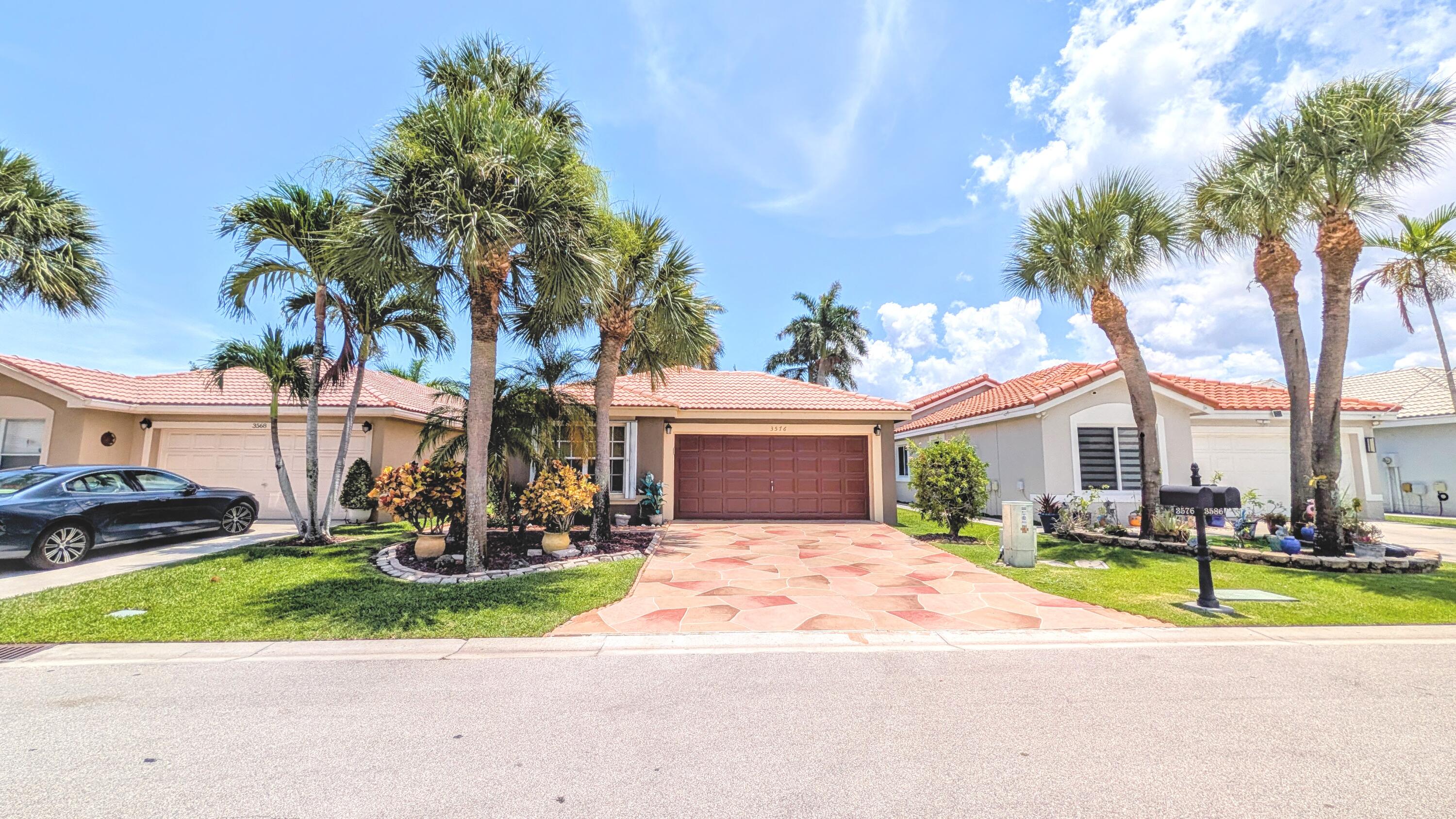 Nautica Sound, Boynton Beach 3 Bedroom, 2 bathroom, 2 car garage residence with volume ceilings and open floor plan. Residents love the resort-style amenities including a sparkling community pool, clubhouse, tennis/pickleball courts, fitness center, playground, and 24-hour security. Conveniently located near I-95, shopping, dining, beaches, and top schools, this home combines comfort, convenience, and South Florida lifestyle. Don't miss your opportunity in this desirable neighborhood—schedule a showing today!
