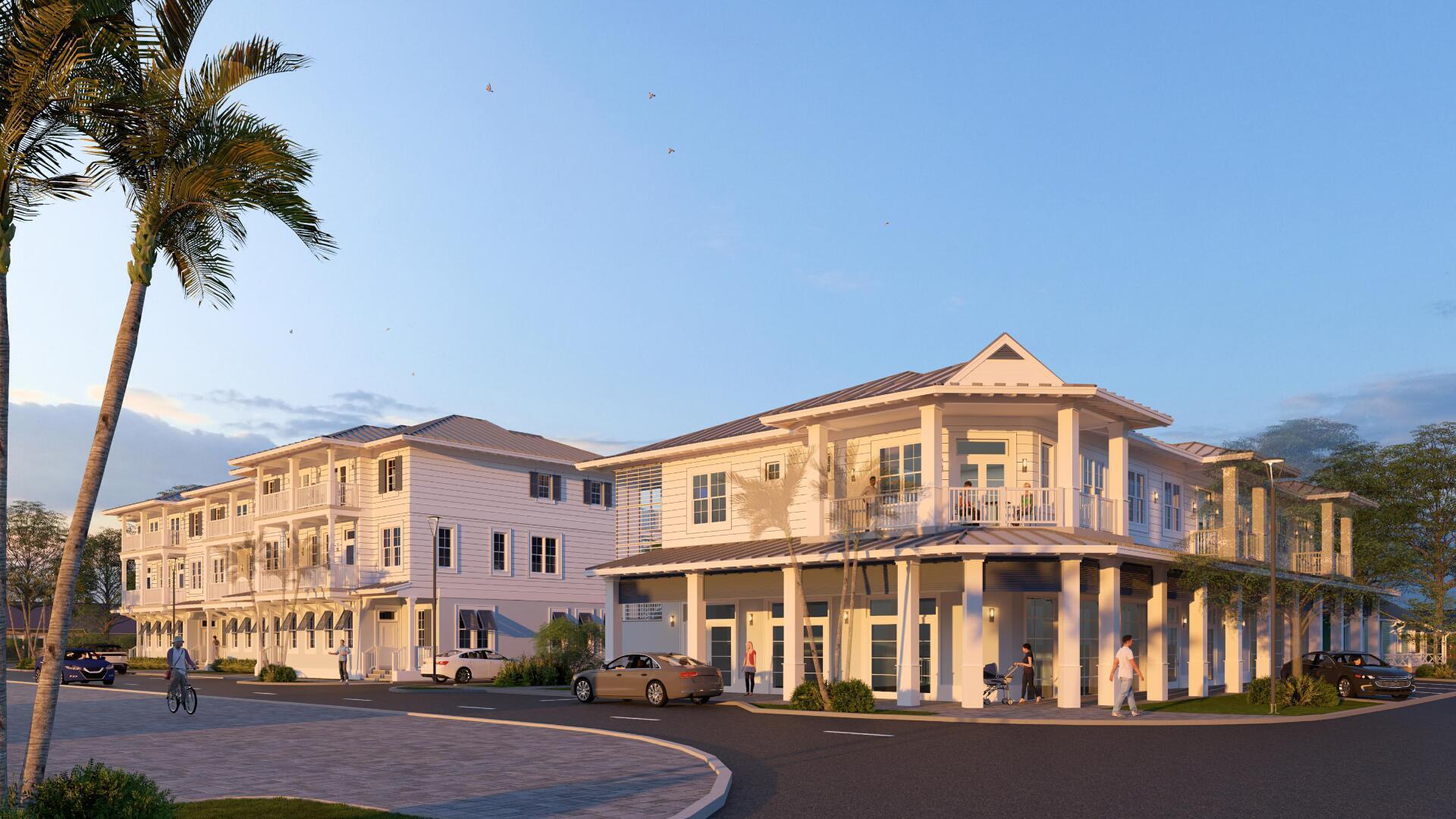 Set along the palm-lined stretch of Bridge Road and less than a mile from the pristine beaches of Jupiter Island, Banyan Grove is where timeless coastal charm meets modern luxury. This boutique collection of thoughtfully designed residences offers a rare live-work lifestyle, with the flexibility to operate a business on the first level while enjoying refined living spaces above. Just steps from charming boutiques, local cafés, and Hobe Sound's vibrant village center, Banyan Grove places everyday convenience at your doorstep while keeping the ocean moments away. Inspired by the area's enduring coastal character, each luxury townhome showcases balanced architecture, breezy sophistication, and seamless indoor-outdoor living that reflects the natural beauty and serenity of its surroundings. Perfectly positioned minutes from Jupiter, Jupiter Island, and the unspoiled landscapes of Jonathan Dickinson State Park, residents also enjoy quick access to I-95 and the world-class shopping, dining, and culture of Palm Beach's Worth Avenue. Surrounded by premier golf courses, marinas, A-rated schools, and emerging local amenities, Banyan Grove delivers an elevated yet welcoming lifestyle that captures the essence of small-town coastal living. Whether you're seeking a refined primary residence, a flexible live-work opportunity, or a low-maintenance luxury retreat near the ocean, Banyan Grove offers the perfect balance of convenience, charm, and coastal elegance. A limited offering in an exceptional location secure your place in Banyan Grove and experience coastal living at its finest.