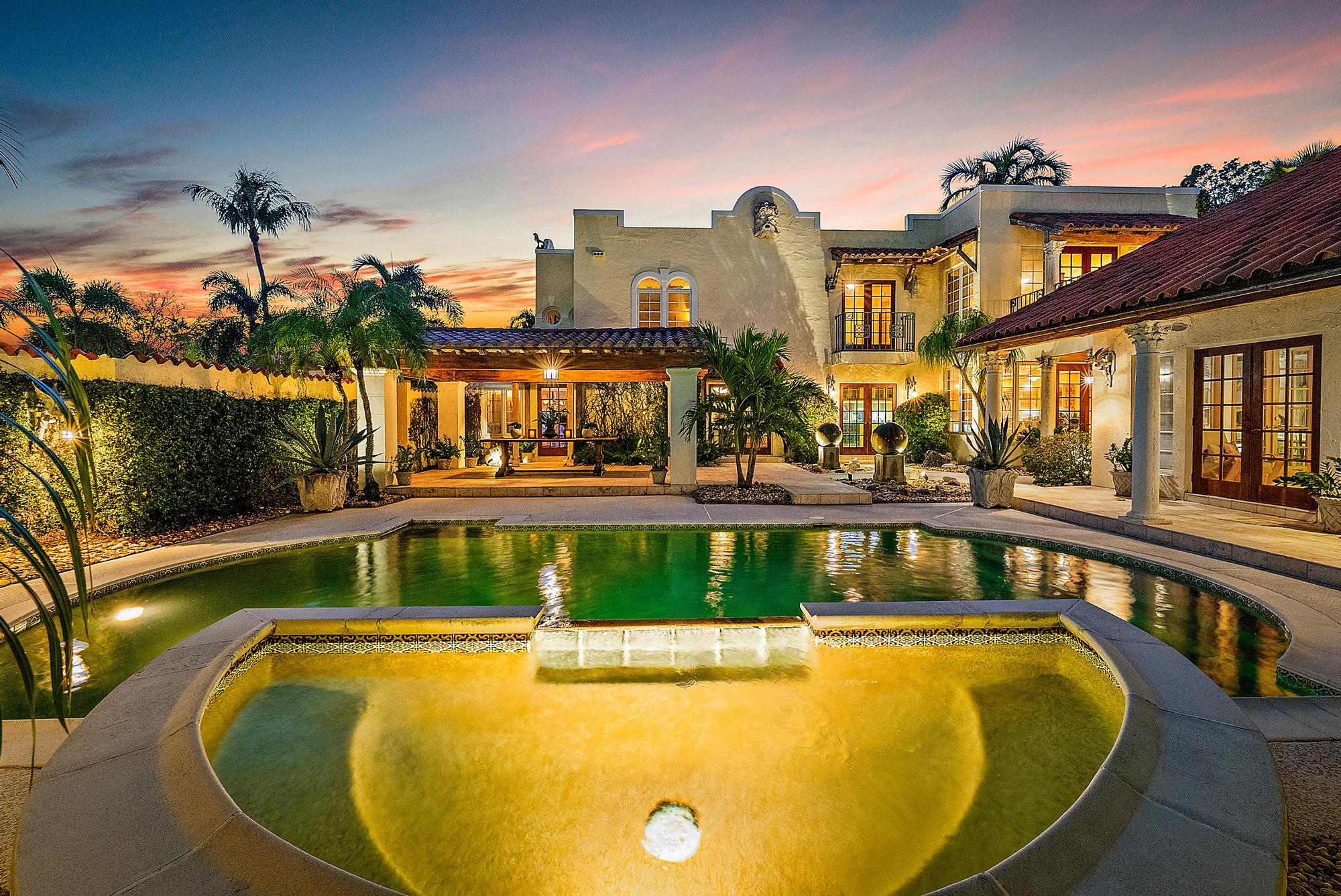 Exceptional El Cid Estate sited on an oversized 11,350+ SF gated parcel. This time-honored 6 bedroom 5 ½ bath Mediterranean Revival offers a thoughtful floorplan of 5,047 total square feet. The home is peacefully set behind a total property privacy wall and features an entertainment courtyard with pool and spa. Adorned with designer touches, this home is ready to be lived in as is or, can be customized to your liking! DISCLAIMER: Information published or otherwise provided by the listing company and its representatives including but not limited to prices, measurements, square footages, lot sizes, calculations, statistics, and videos are deemed reliable but are not guaranteed and are subject to errors, omissions or changes without notice. All such information should be independently verified by any prospective purchaser or seller. Parties should perform their own due diligence to verify such information prior to a sale or listing. Listing company expressly disclaims any warranty or representation regarding such information. Prices published are either list price, sold price, and/or last asking price. The listing company participates in the Multiple Listing Service and IDX. The properties published as listed and sold are not necessarily exclusive to listing company and may be listed or have sold with other members of the Multiple Listing Service. Transactions where listing company represented both buyers and sellers are calculated as two sales. Cooperating brokers are advised that in the event of a Buyer default, no financial fee will be paid to a cooperating Broker on the Deposits retained by the Seller. No financial fee will be paid to any cooperating broker until title passes or upon actual commencement of a lease. Some affiliations may not be applicable to certain geographic areas. If your property is currently listed with another broker, please disregard any solicitation for services. Copyright 2024 by the listing company. All Rights Reserved.
