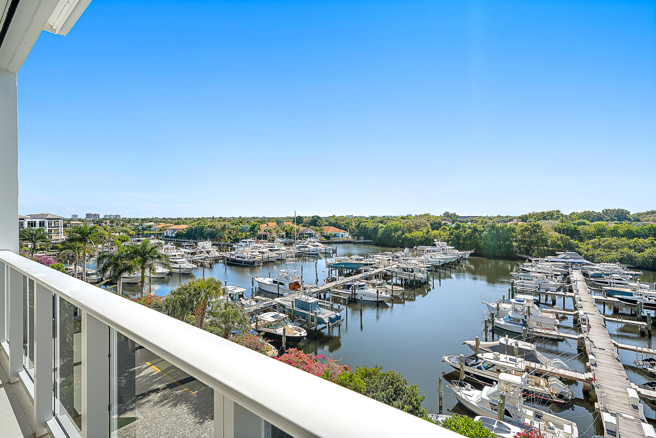 RARELY available PENTHOUSE with direct southern exposure. Luxury living at its finest in a boutique community with 24/7 manned security gate has the finest of full concierge services. One of the best kept secrets blocks from the blue water beaches & the Intracoastal waterway. Extensive remodel with privately keyed elevator to an open floor plan with 10-foot ceilings, this 5200 sqft penthouse lives like a single-family home. 3 garage spots, his/her baths, Thermador appliances, designer plumbing fixtures & more. Azure offers concierge services beyond expectation. 24/7 manned gate, full-service hurricane safe marina with dockage, fitness center, heated pool & spa, lockers & sauna, climate-control wine room, business center, club/card room, catering kitchen, golf simulator & putting green.