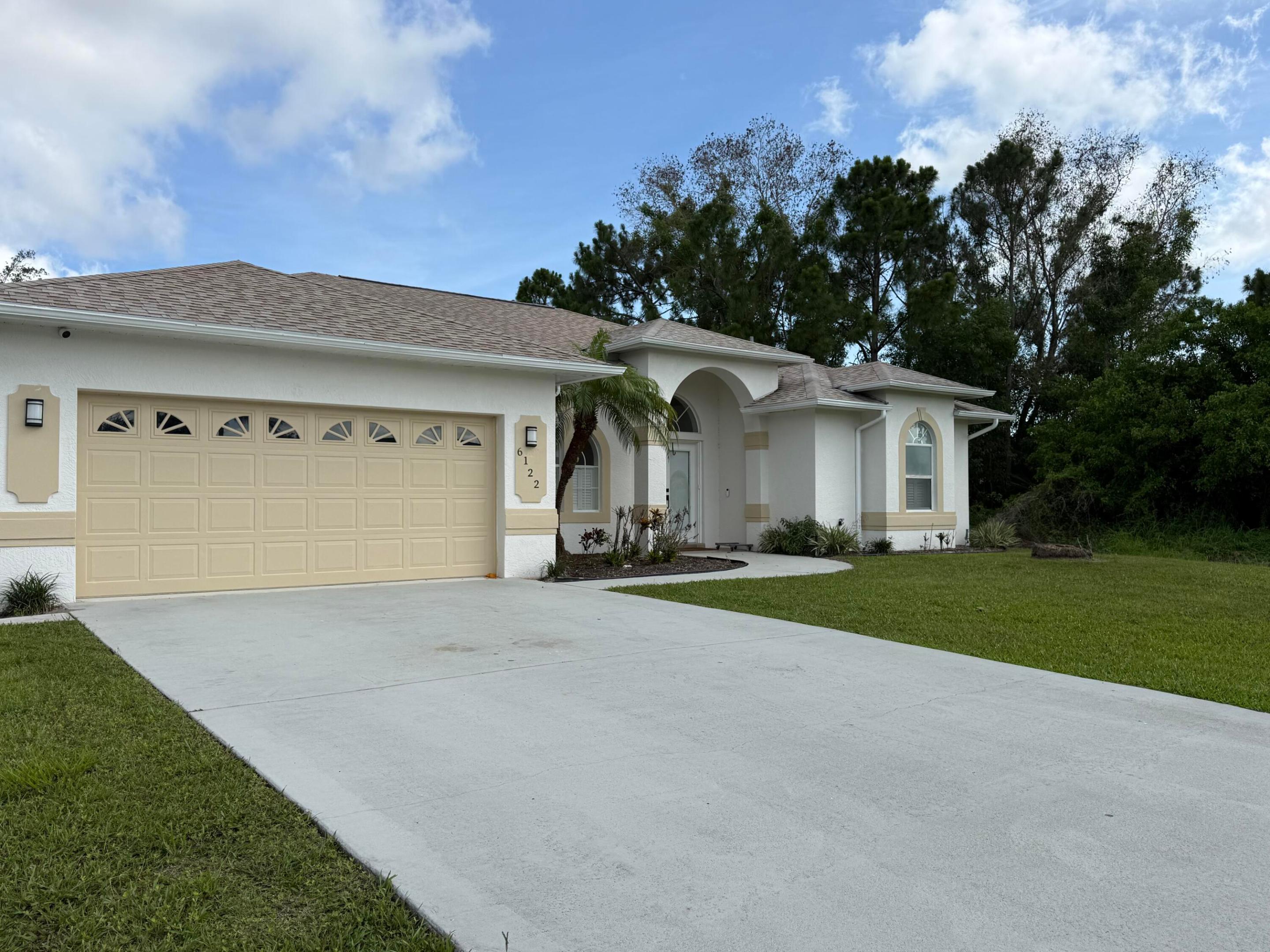 Welcome to your private Florida retreat in the highly desirable Torino area of Port St. Lucie! This beautifully updated 3-bedroom, 2.5-bath pool home combines comfort, style, and peace of mind with a 2021 roof, brand-new luxury vinyl plank flooring, and a tastefully renovated kitchen featuring modern finishes and ample space for entertaining. Step outside to your resurfaced private pool and spacious outdoor living area, complete with a convenient cabana bath—perfect for enjoying Florida's year-round sunshine. Situated on a generously sized lot in one of Port St. Lucie's most sought-after neighborhoods, Torino is known for its larger homesites, established surroundings, and convenient access to I-95 and Florida's Turnpike. Residents enjoy being just minutes from St. Lucie West, Clover Park (spring training home of the Mets), shopping, dining, medical facilities, golf courses, and the vibrant Tradition area. Beautiful Treasure Coast beaches are also just a short drive away. This exceptional home offers the perfect blend of location, lifestyle, and value.