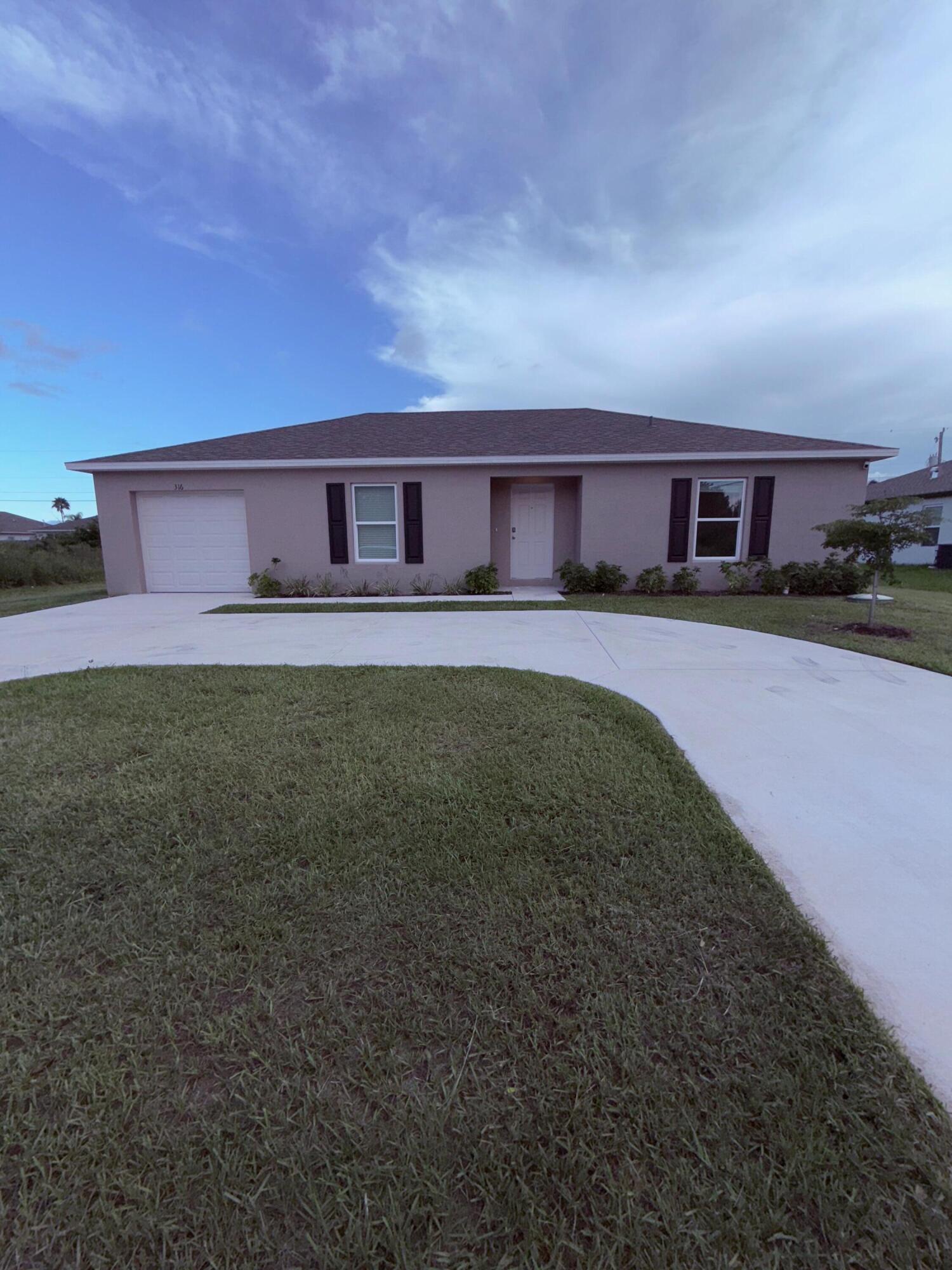 Beautiful 2 bed 2 bath home in the heart of Port Saint Lucie built in 2024! Attached garage! Appliances included: Refrigerator, Range, Dishwasher Washer, Dryer.