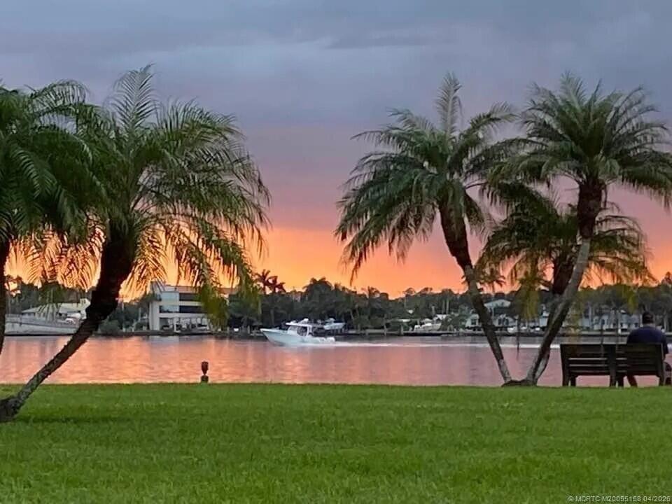 Enjoy fabulous waterfront living in this nicely updated 2BR/2 BA condo at Circle Bay Yacht Club, overlooking a picturesque marina in a vibrant 55+ boating community. Dockage for boats up to 36 feet is available at just $2 per foot, with easy ocean access—perfect for boating enthusiasts.This first-floor, furnished, and turnkey residence features a BRAND NEW KITCHEN & all-new tile flooring. The spacious master suite offers comfort and privacy, while the second bedroom is a flexible space ideal for guests or den/office. A true boater's paradise, conveniently located by all the resort-style amenities, including a heated pool, hot tub, sauna, clubhouse, picnic deck, gas grills, boardwalk, fire pit, workshop, and so much more. Enjoy an active lifestyle where you can walk, bike, or cruise by boat