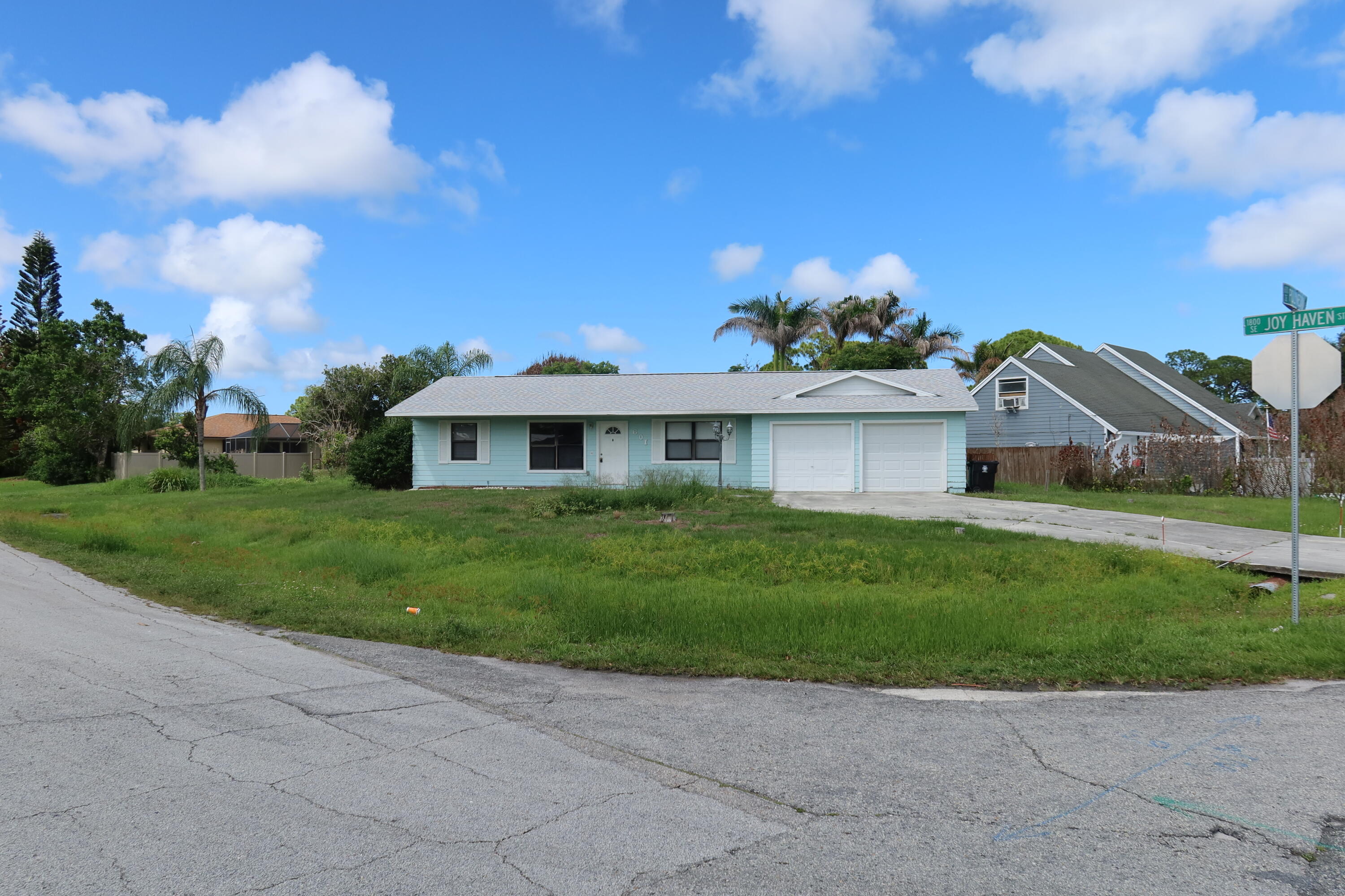 Great home featuring 2 large master suites, each with its own full bathroom. Open floor plan as well as a huge 2 car garage . Large utility /laundry room with wash tub . Oversized corner lot on interior canal . Screened back patio with pass through to kitchen . Ceramic tile throughout . Highly private , quiet pocket of Port Saint Lucie . Last month's rent can be negotiable for the right tenant for a quick move in ! Don't wait !