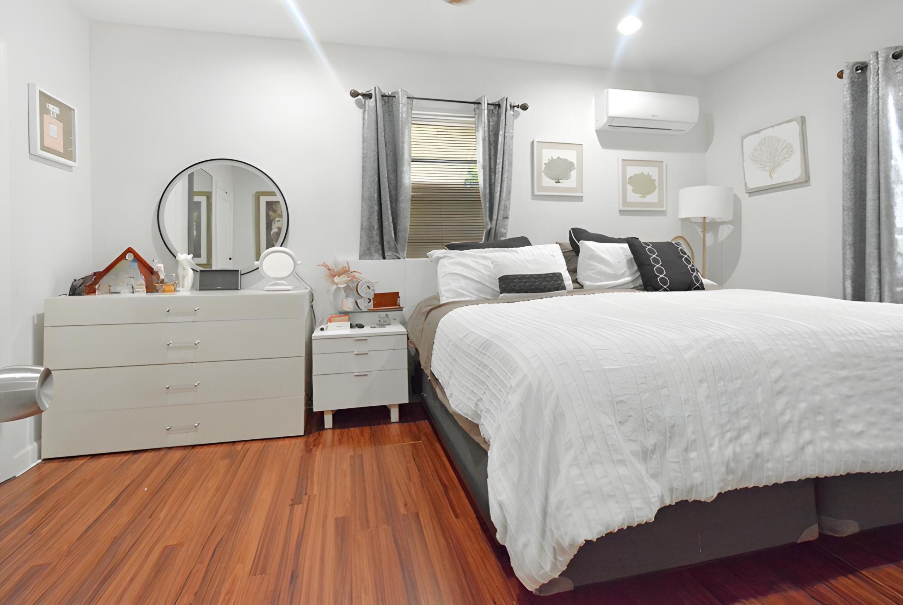 Fantastic duplex in east Hollywood, amazing investment for Airbnb or long-term rentals. NEW ROOF in 2023, brand new mini split A/C systems, and new fence. Two 1/1 units on each side, with private backyards & washer & dryer, double closets on each side, hurricane shutters, new A/C, new appliances, new flooring, fresh paint and parking for 4+ cars in total, on a dead-end cul-de-sac with no HOA, Vibrant downtown nightlife clubs, bars & restaurants, bike ride to beach, close to Gulf Stream Casino, Young Circle, Ft Lauderdale airport, Hollywood beach & boardwalk. Excellent for investors or anyone looking for a prime location. Owner occupies one unit and other tenant is month-to-month and would be willing to stay if desired. Don't miss out on this opportunity to invest in a booming location!!